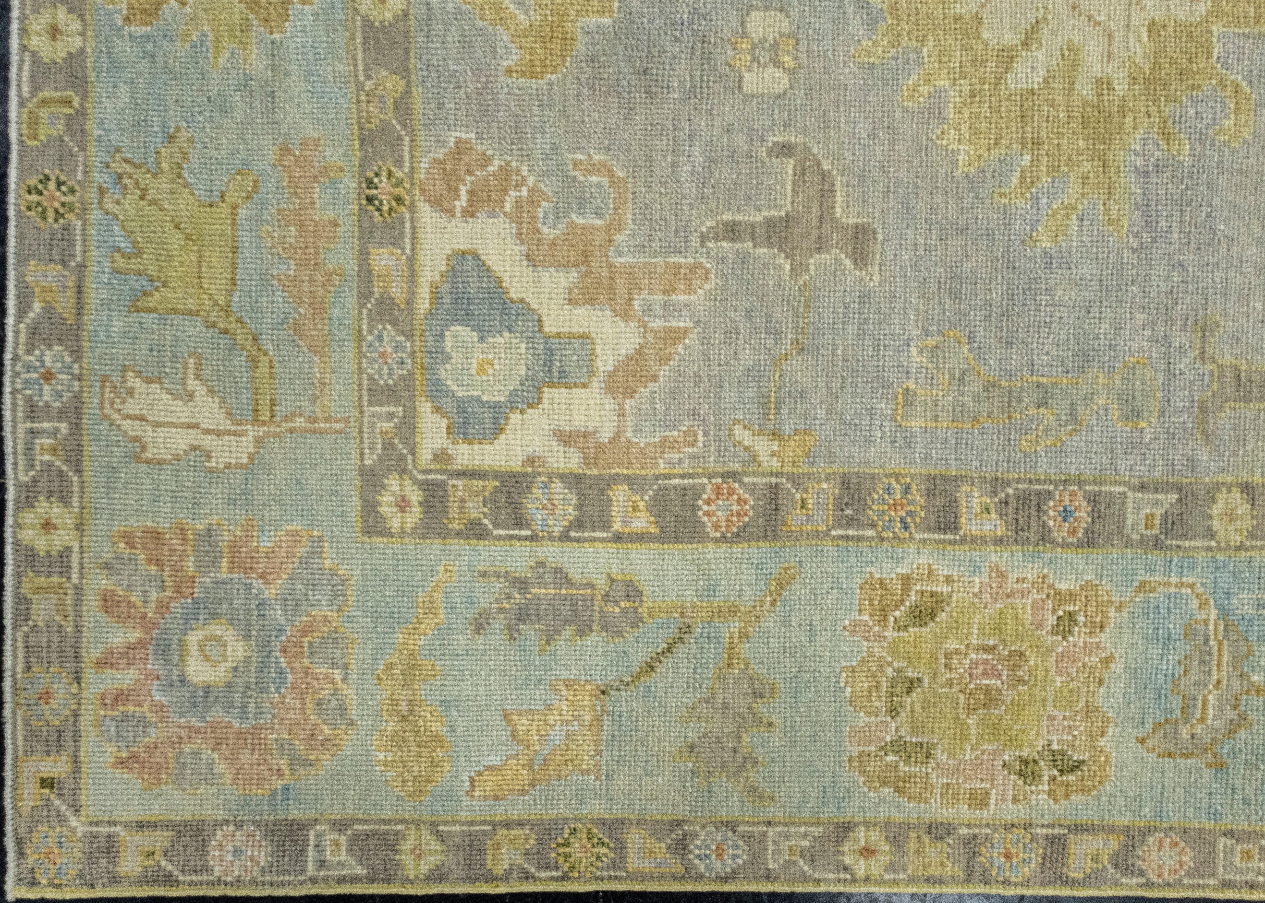 Turkish Oushak Rug 7'10