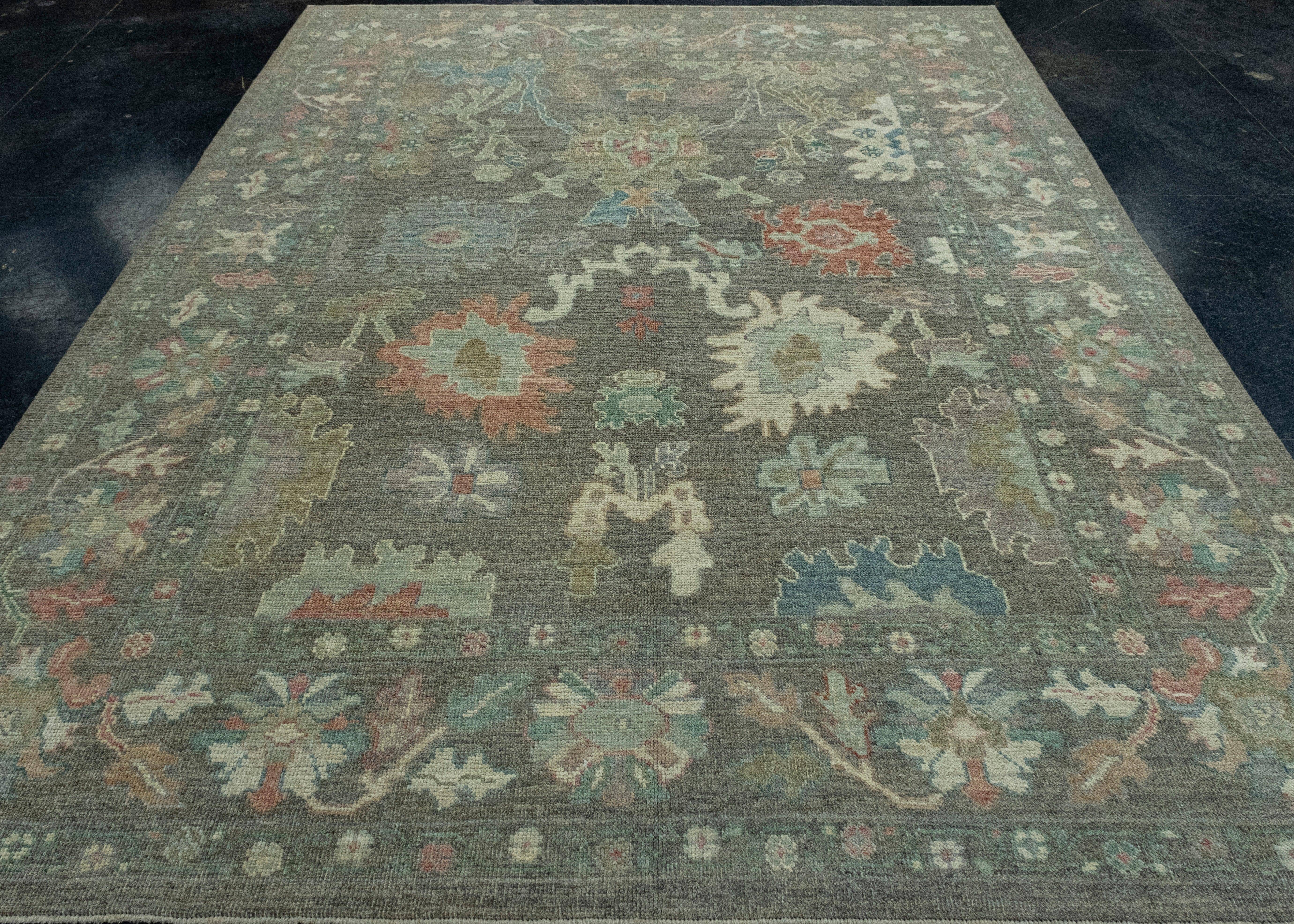 Turkish Oushak Rug 7'11