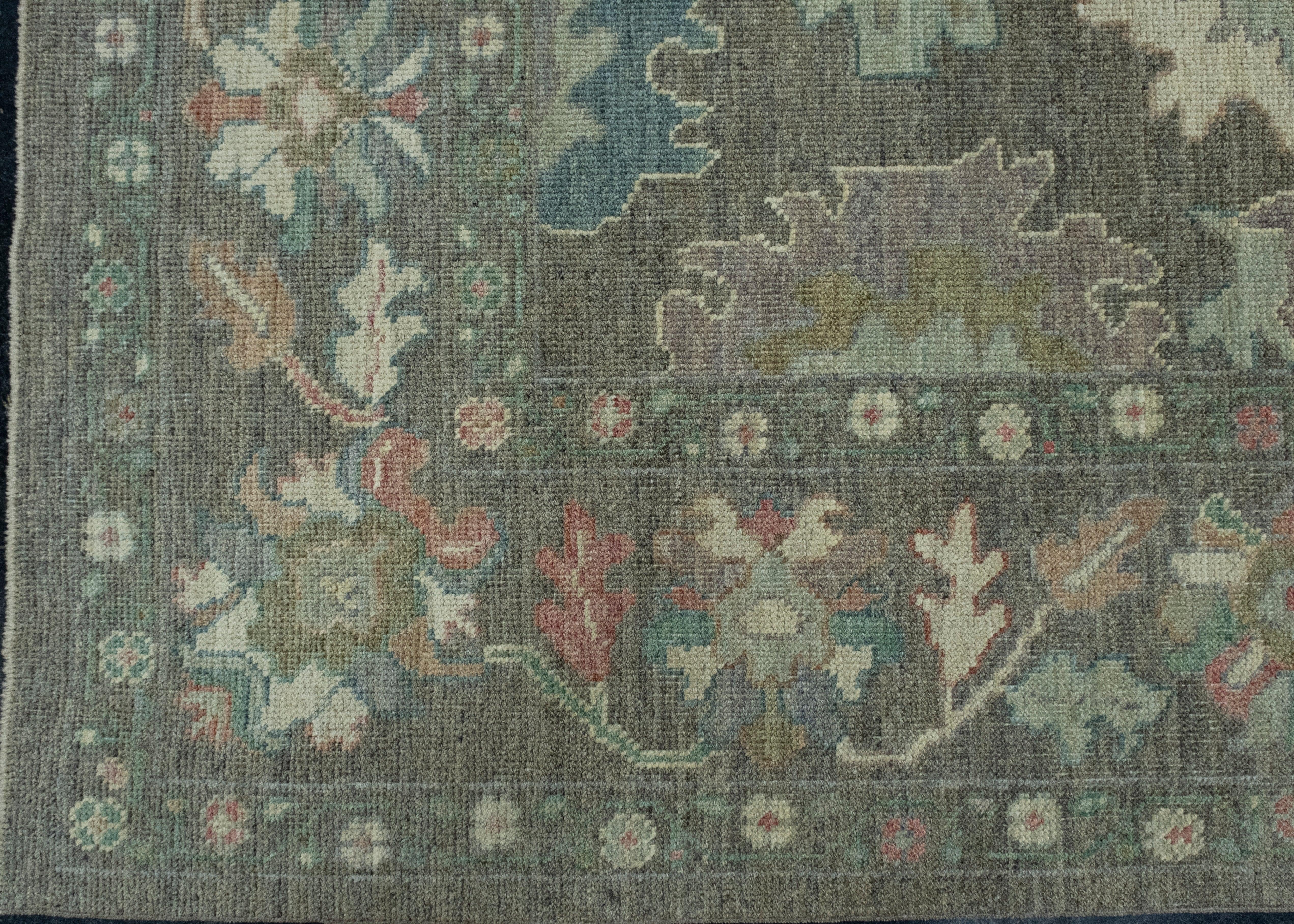 Turkish Oushak Rug 7'11