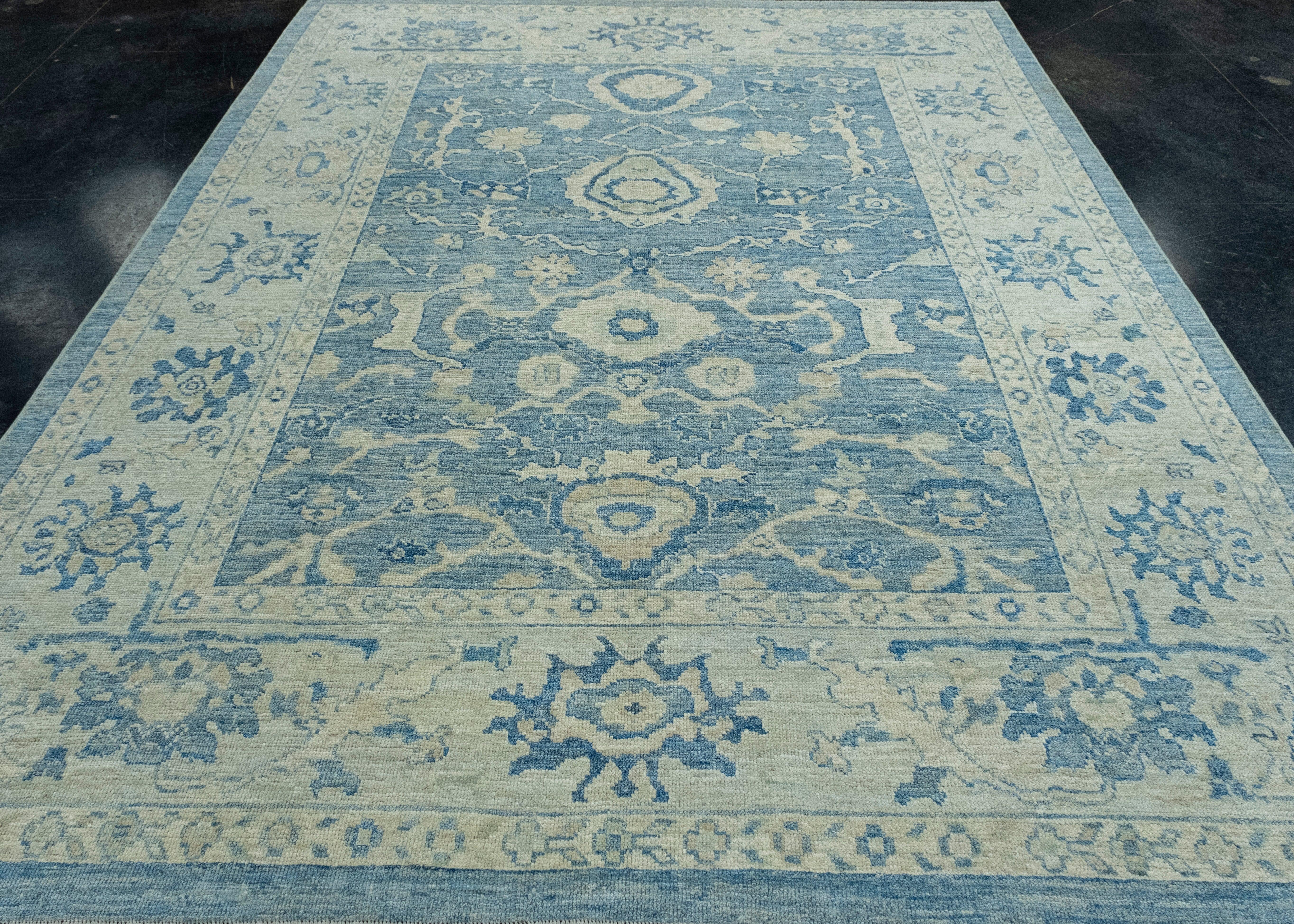 Turkish Oushak Rug 7'11
