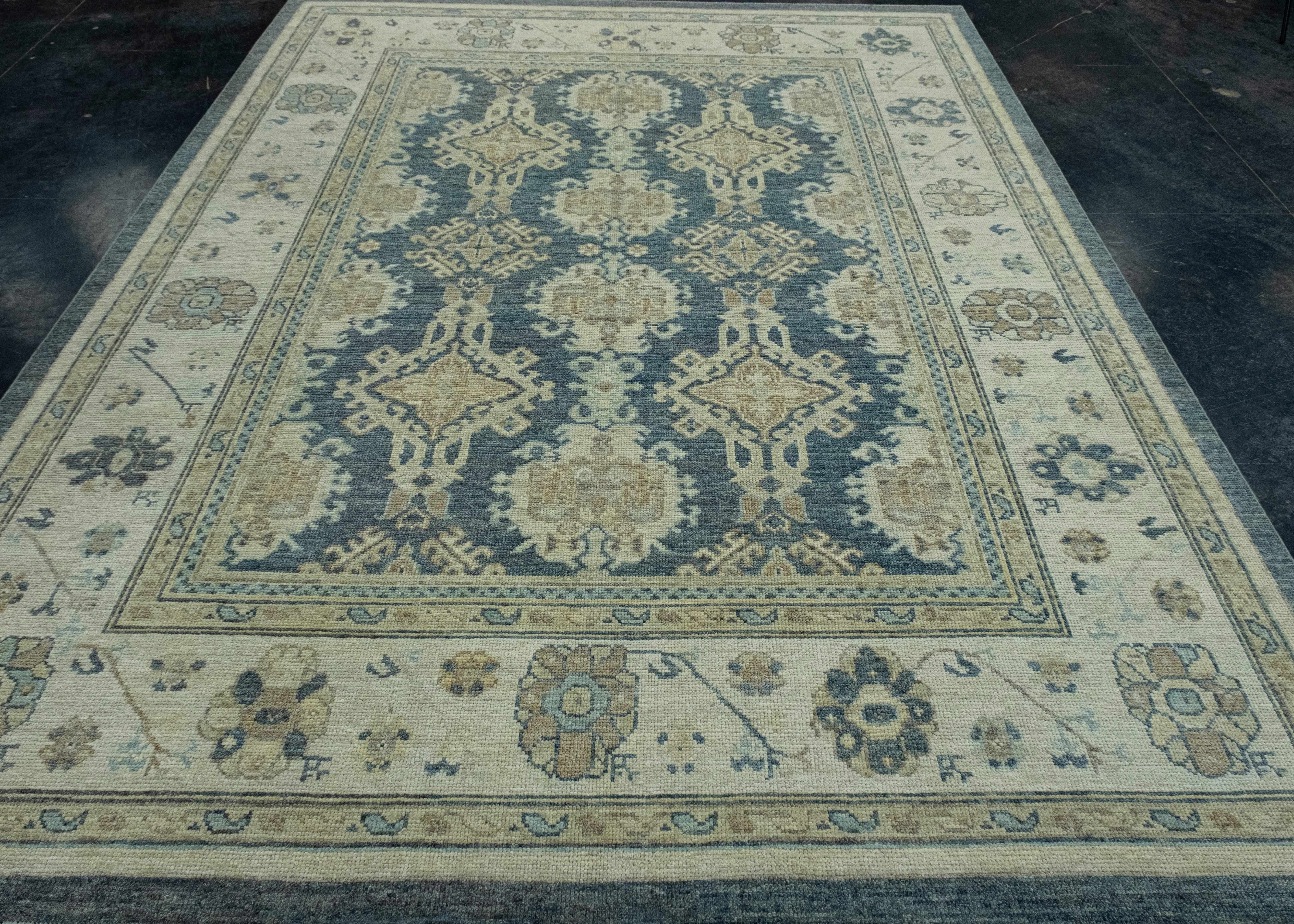 Turkish Oushak Rug 7'11
