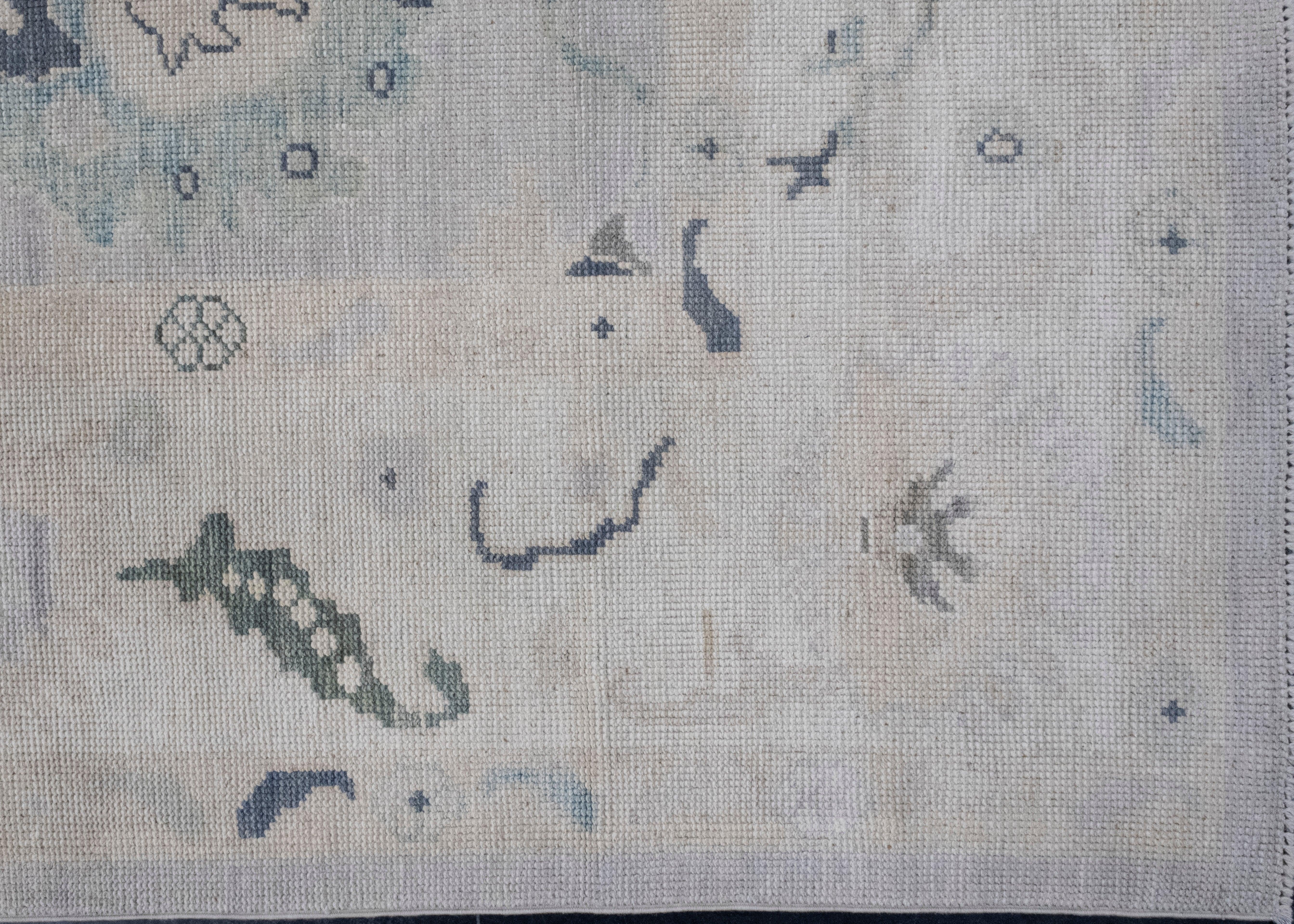 Turkish Oushak Rug 8' x 10' #16987 In New Condition For Sale In Houston, TX