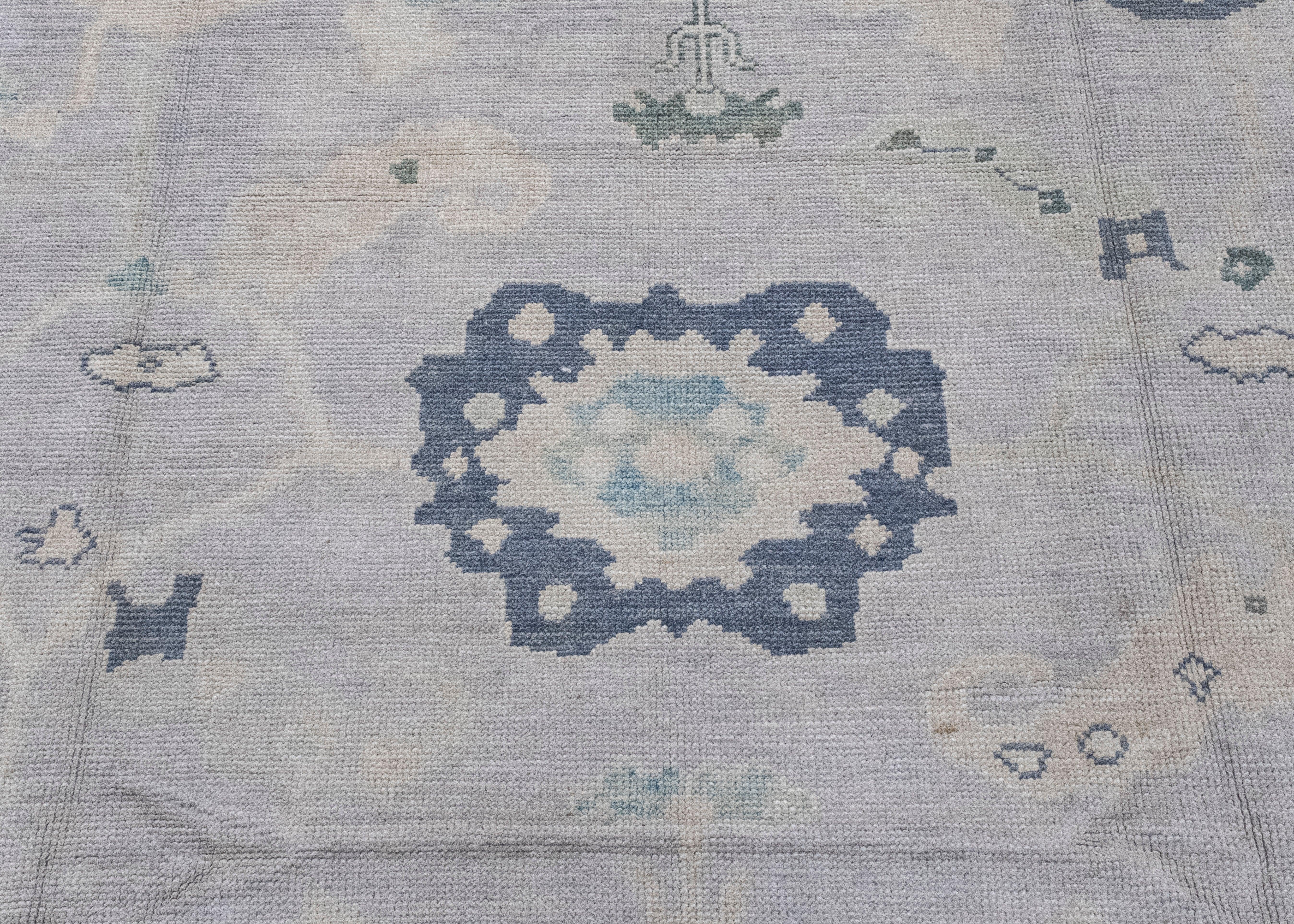 Wool Turkish Oushak Rug 8' x 10' #16987 For Sale