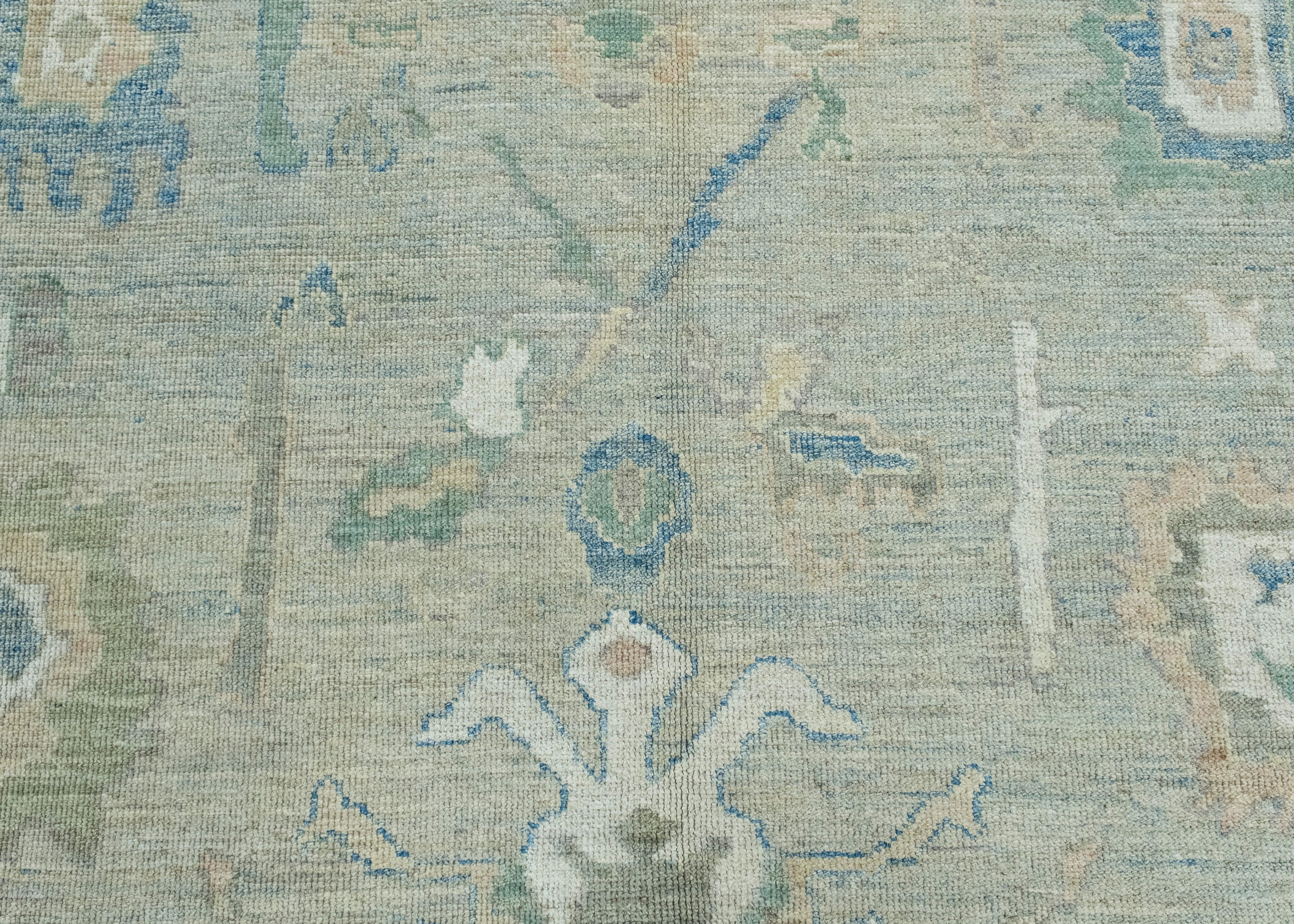 Wool Turkish Oushak Rug 8' x 10'1