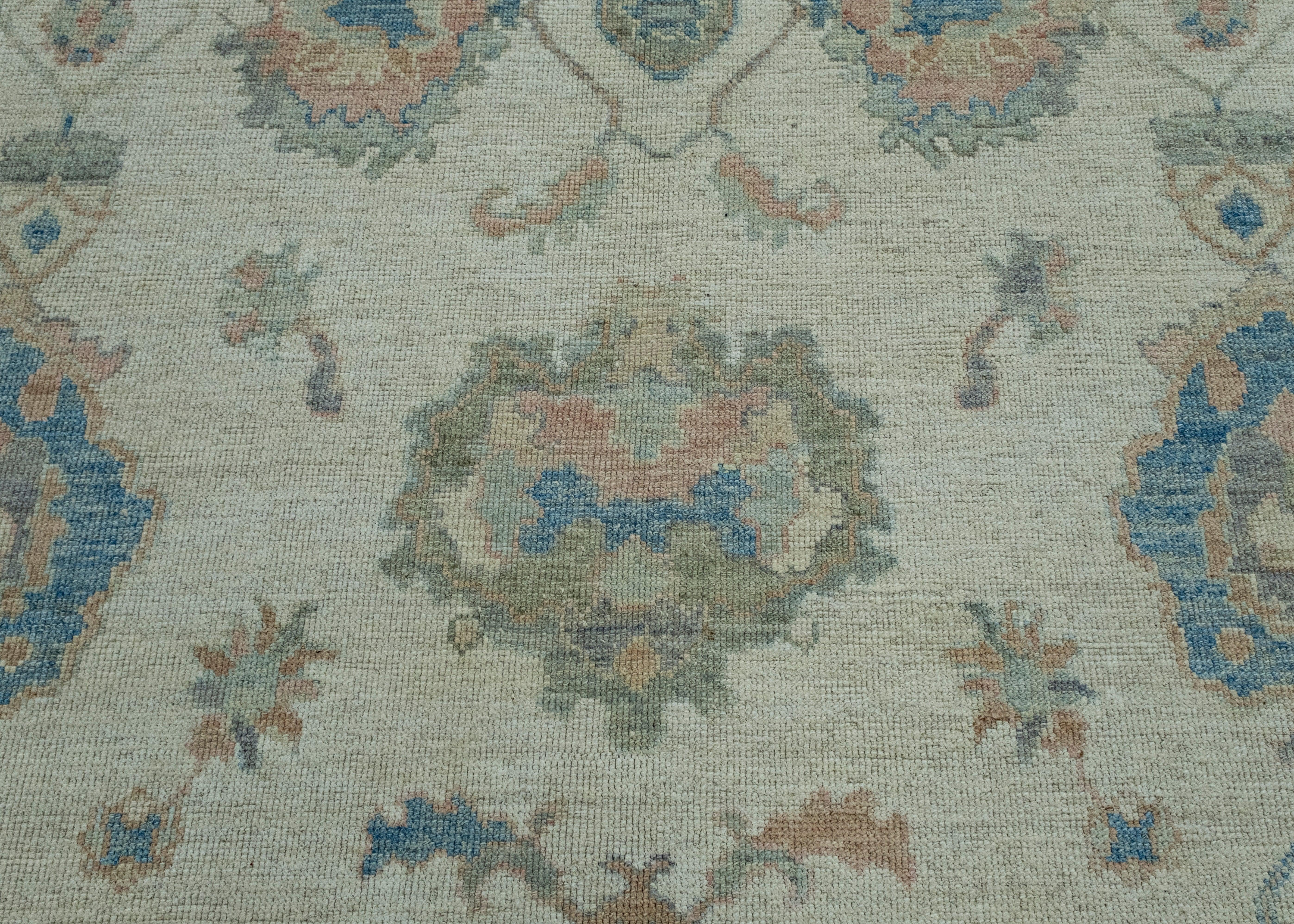 Wool Turkish Oushak Rug 8' x 10'1