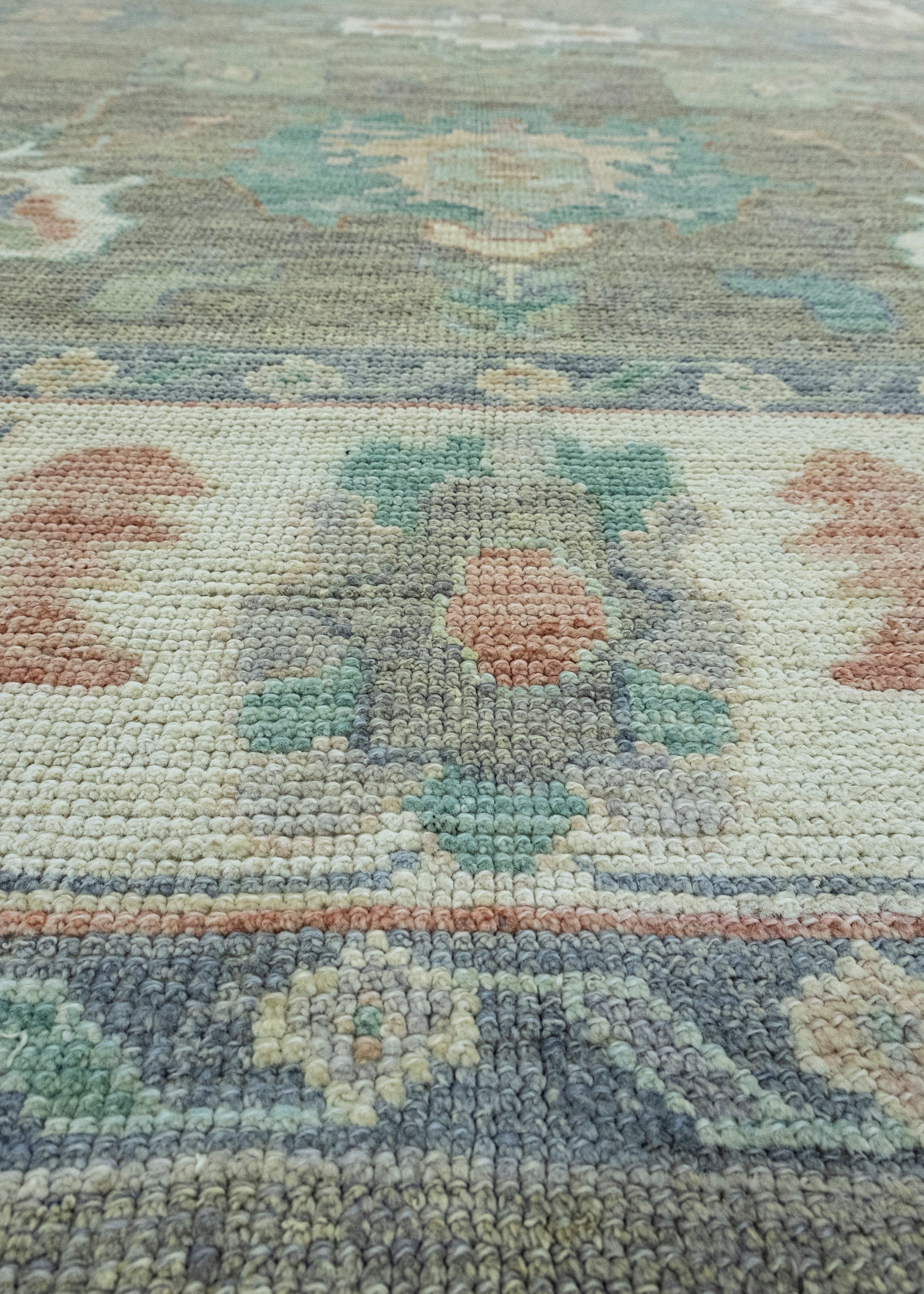 Contemporary Turkish Oushak Rug 8' x 10'2