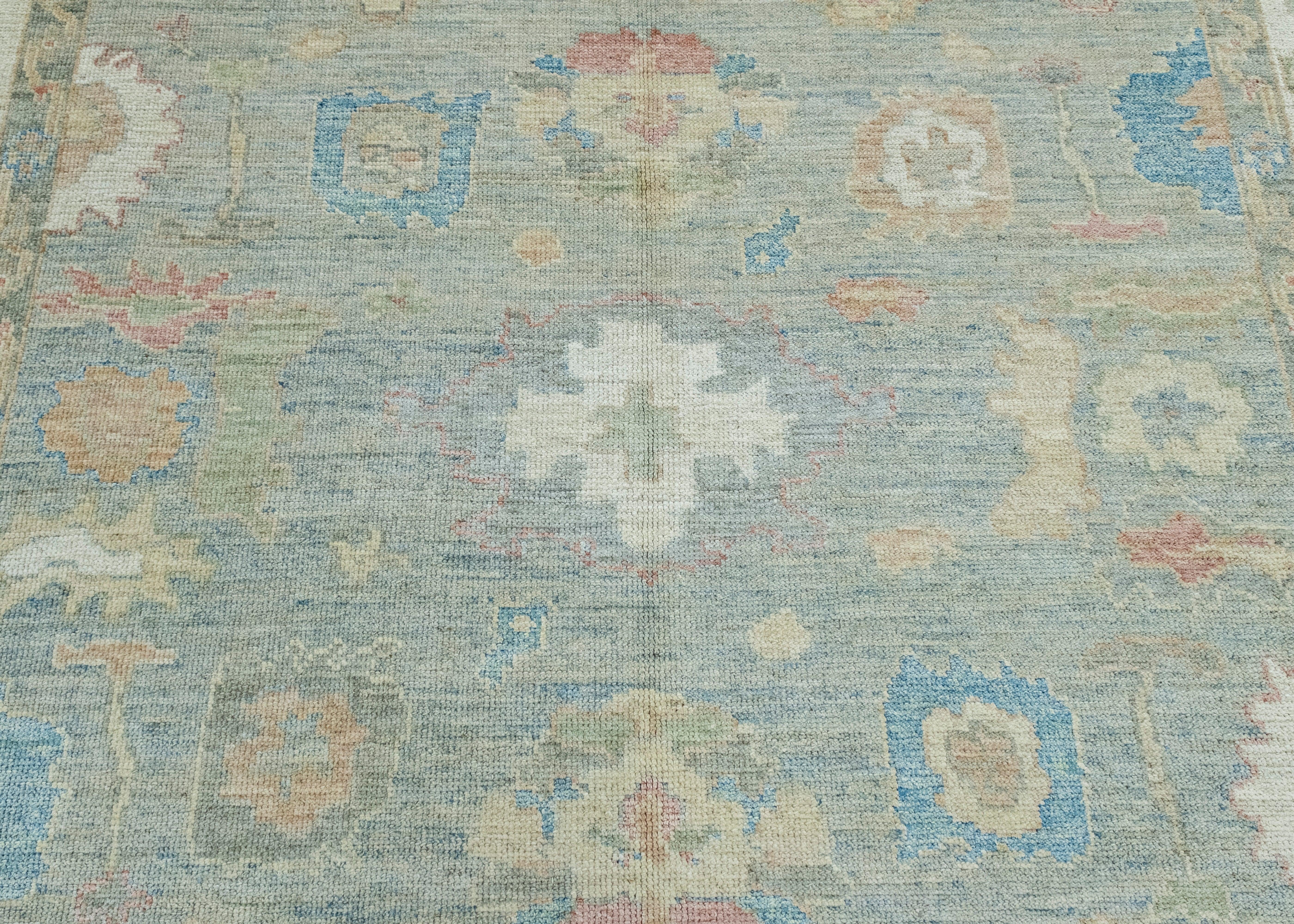 Wool Turkish Oushak Rug 8' x 10'3