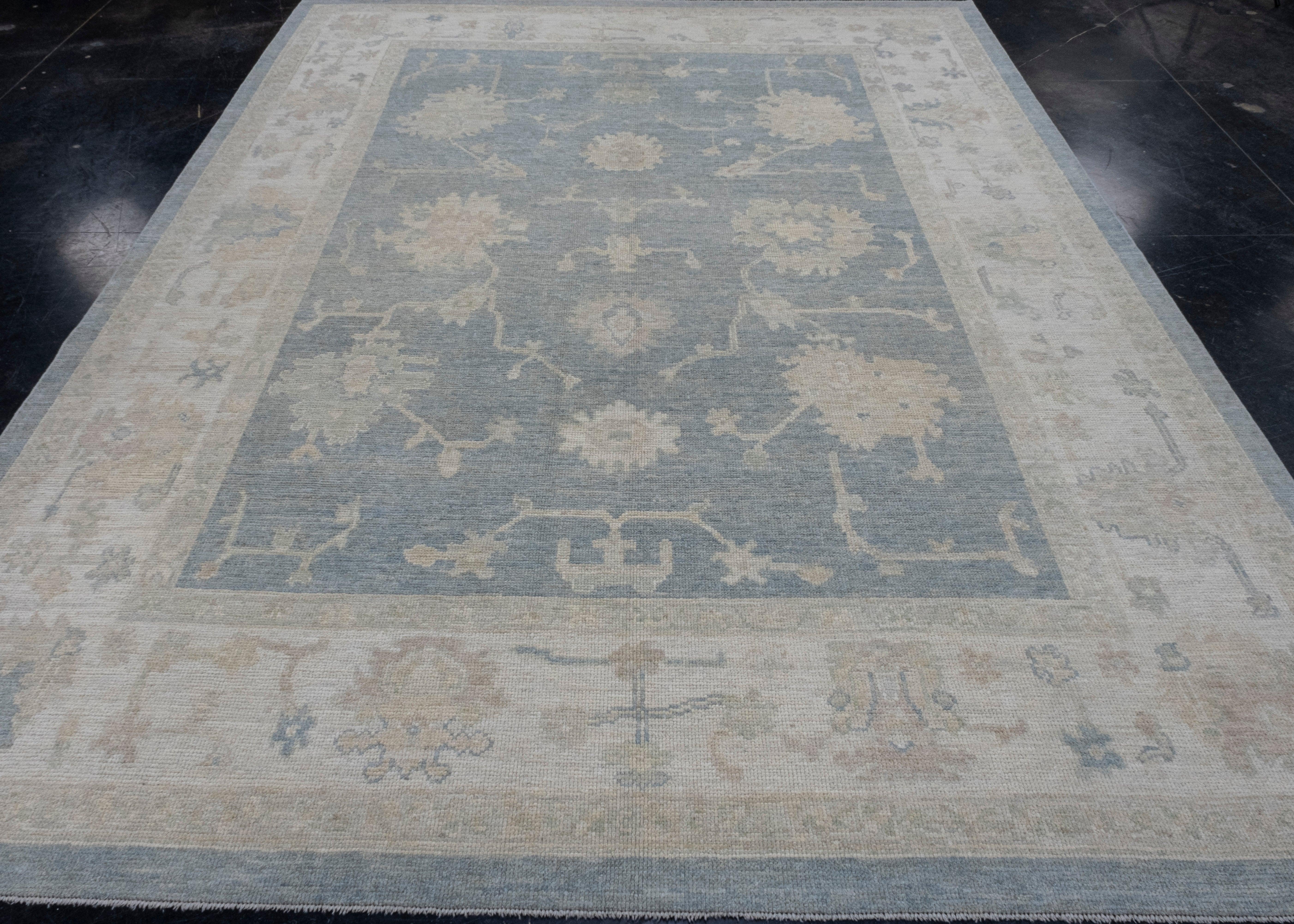 Turkish Oushak Rug 8' x 10'7