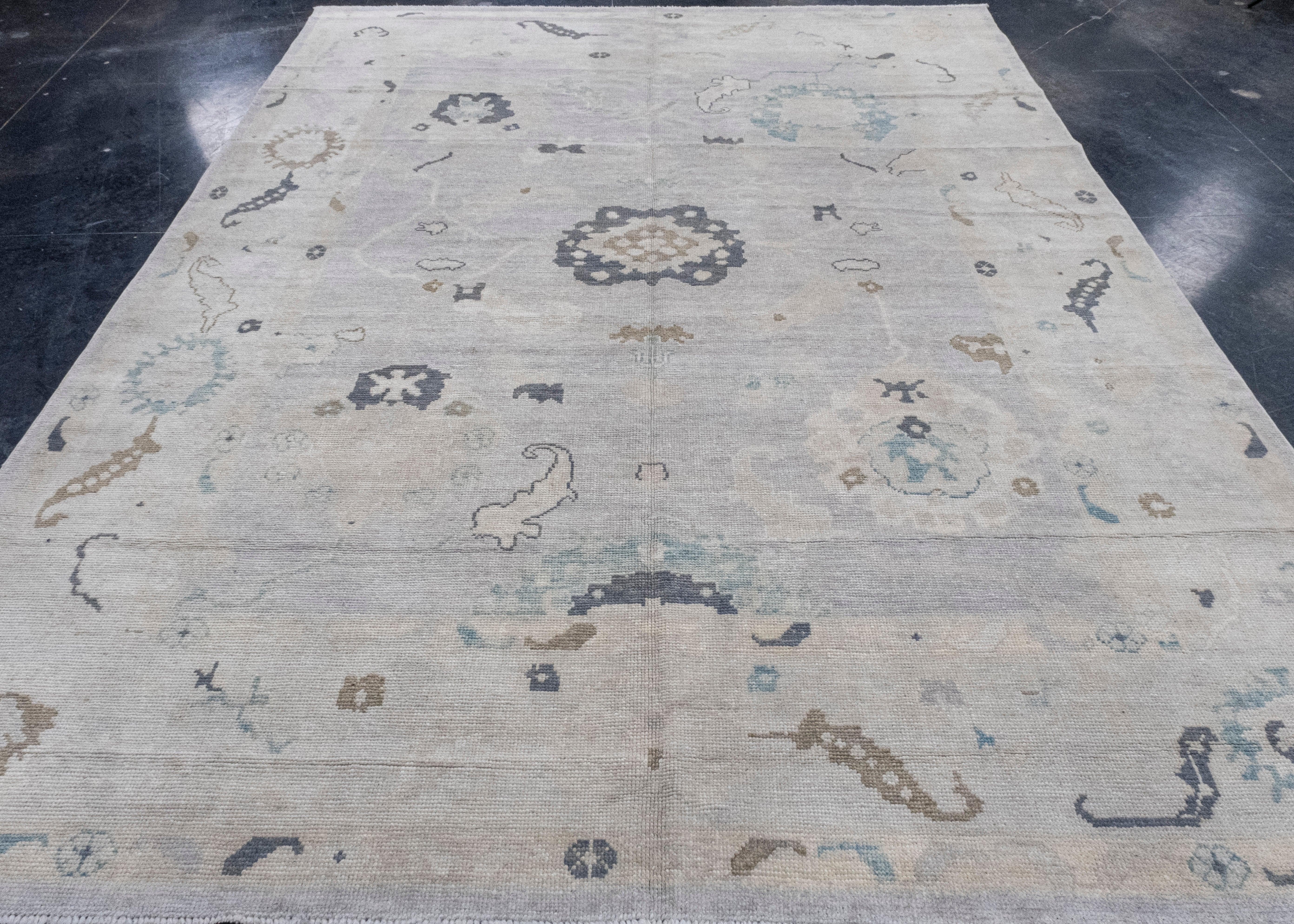 Turkish Oushak Rug 8' x 10'8