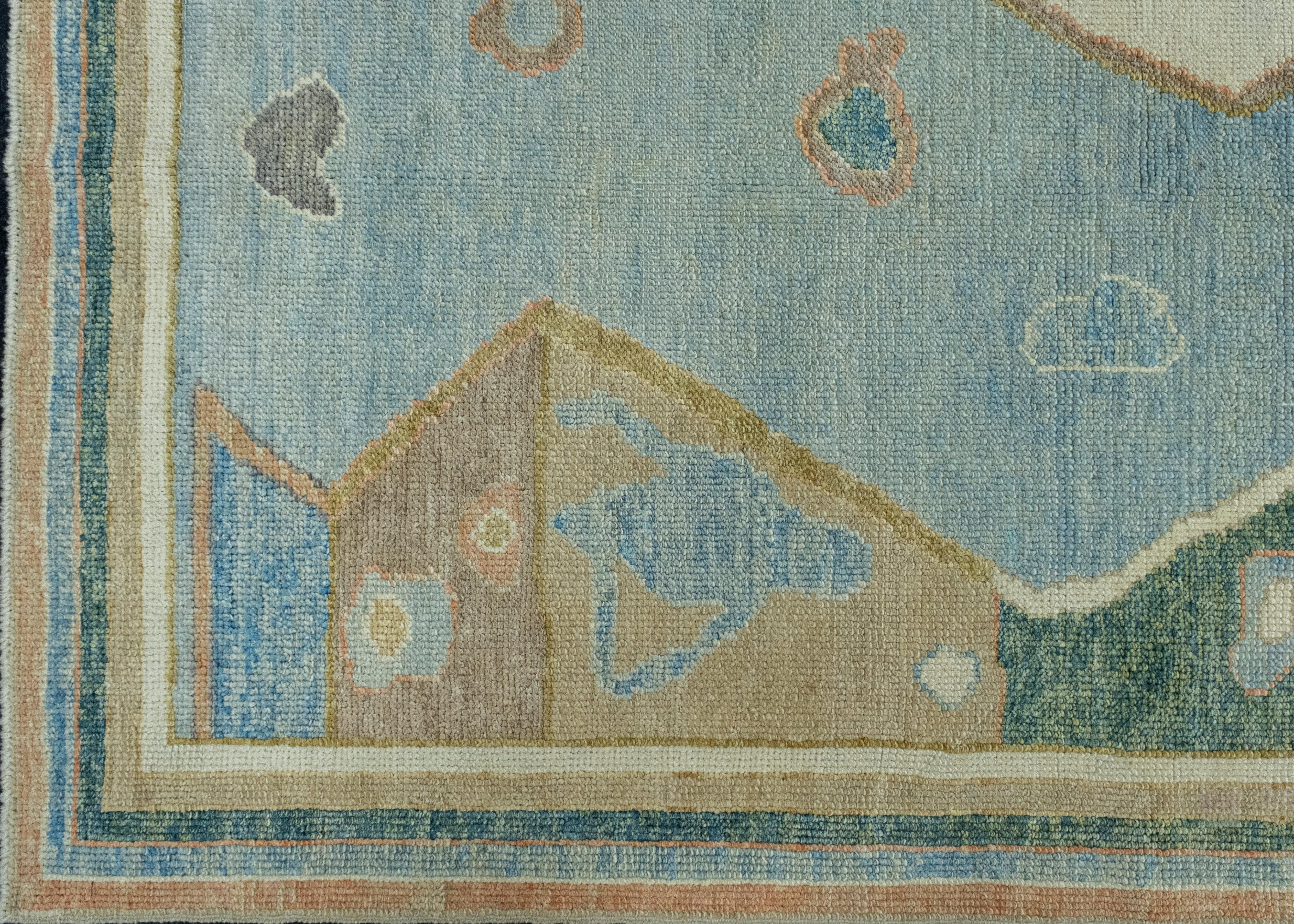 Turkish Oushak Rug 8' x 9'8