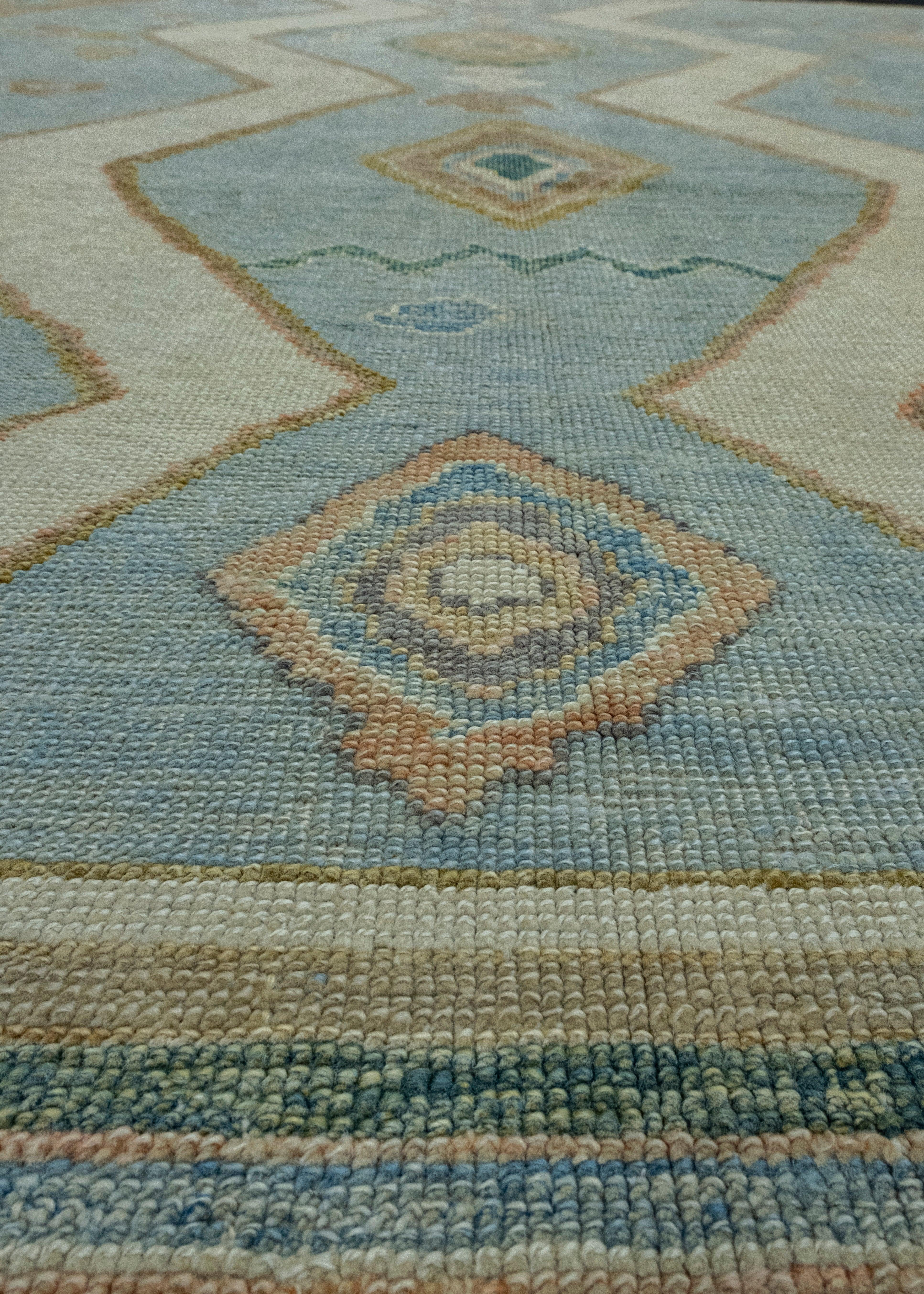 Contemporary Turkish Oushak Rug 8' x 9'8