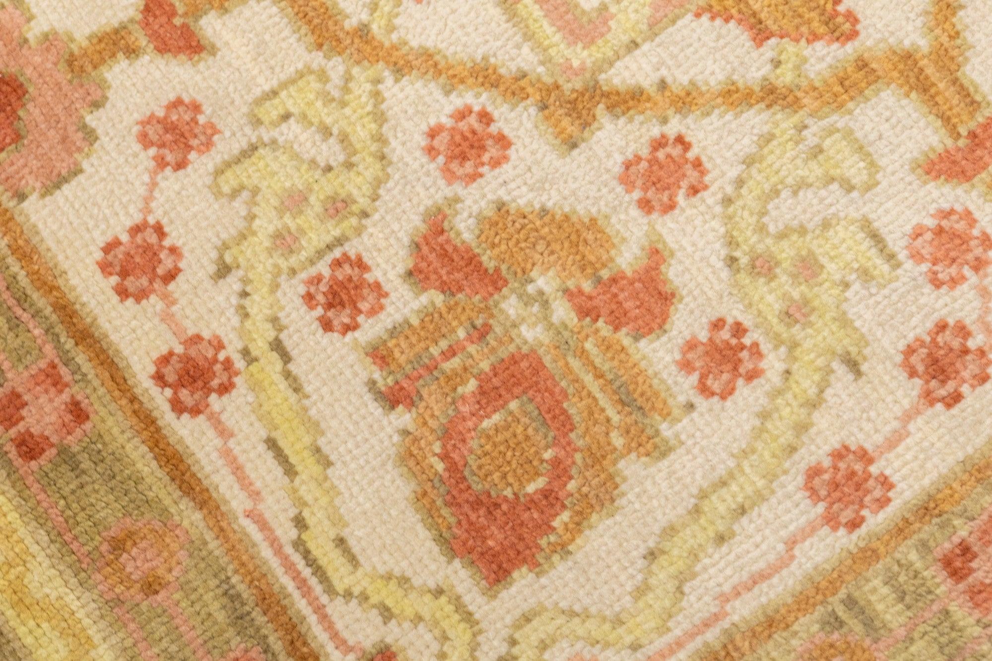 Wool Turkish Oushak Rug 8'0