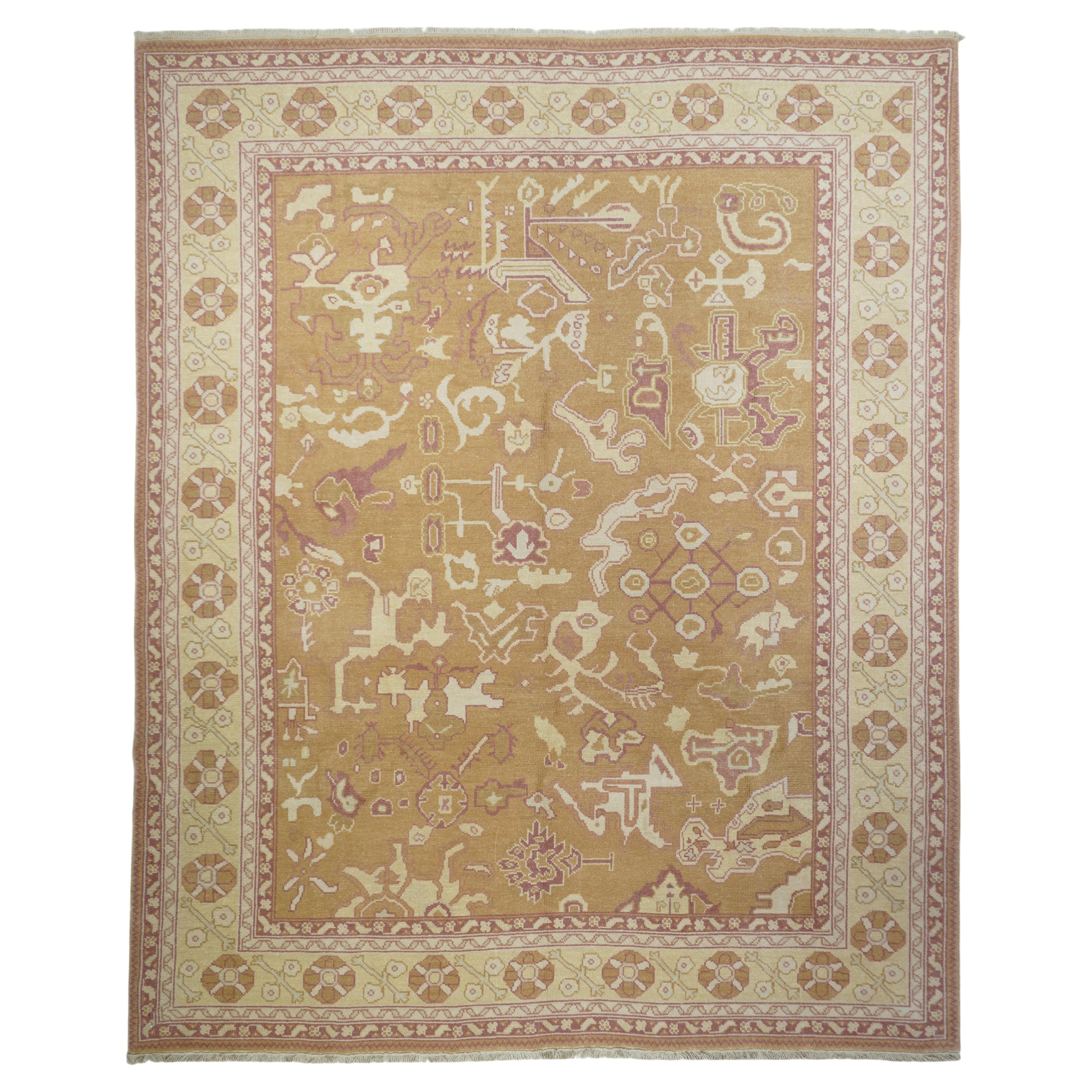Türkischer Oushak-Teppich 8'0" x 10'0"
