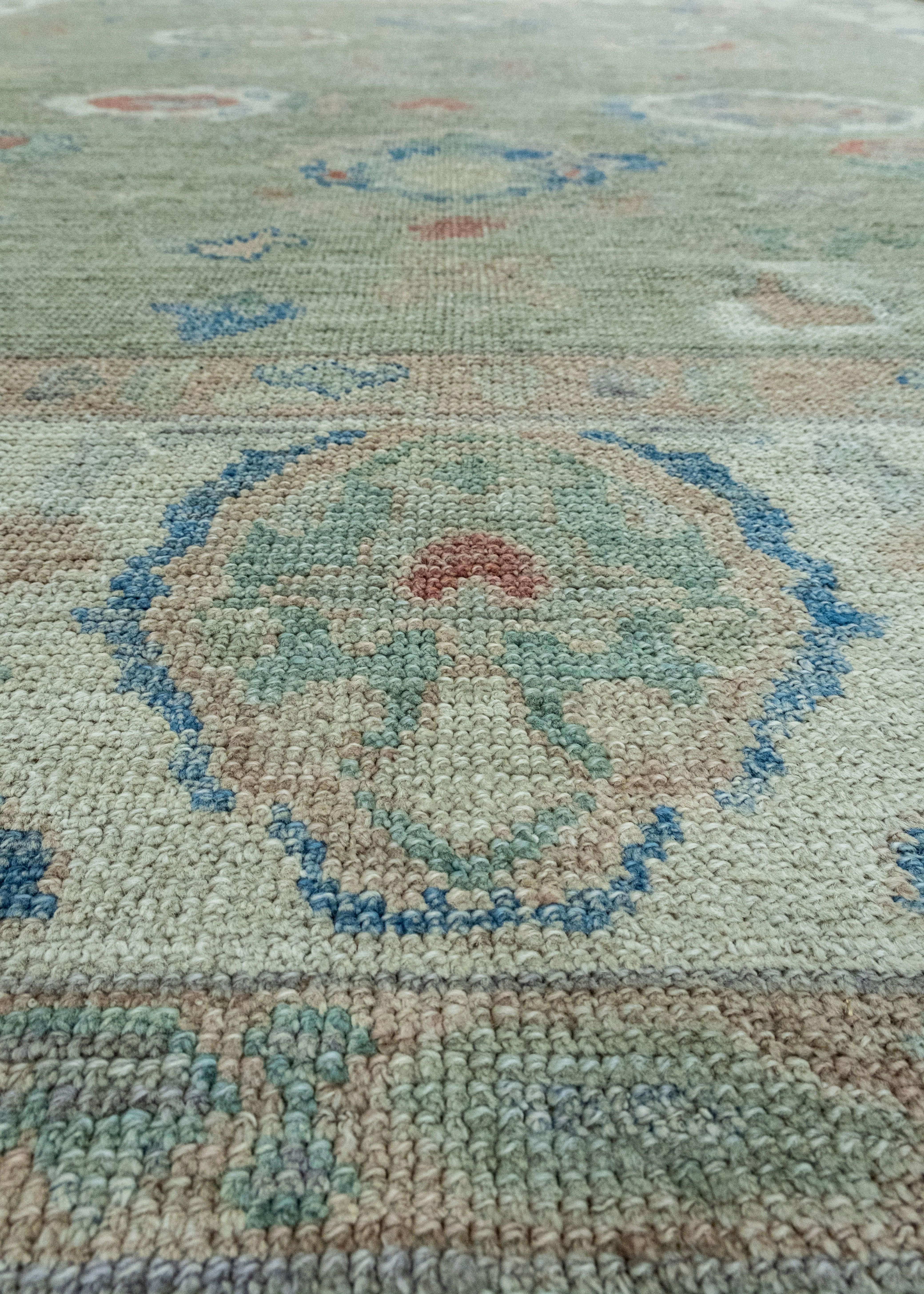 Contemporary Turkish Oushak Rug 8'1