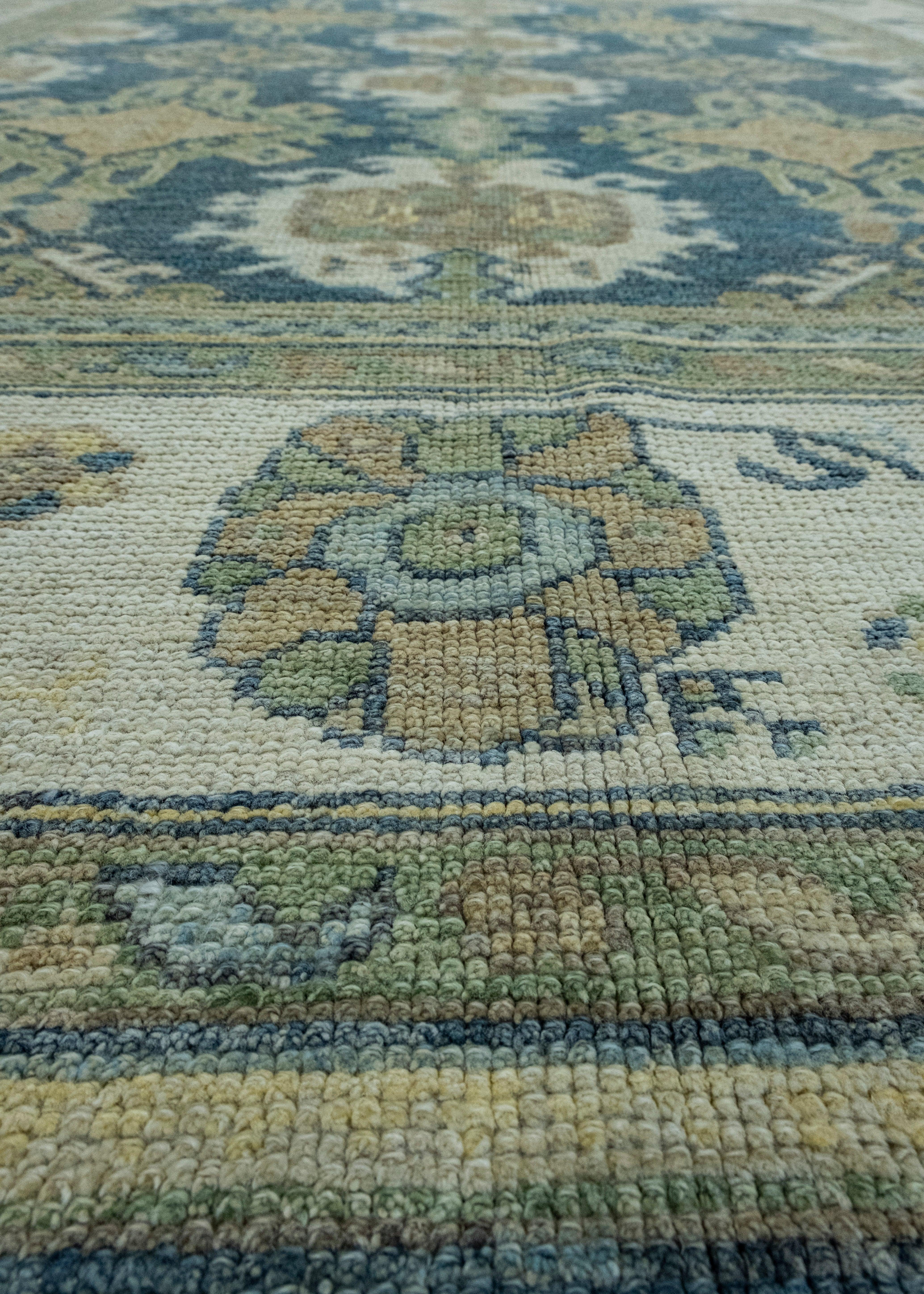 Contemporary Turkish Oushak Rug 8'1