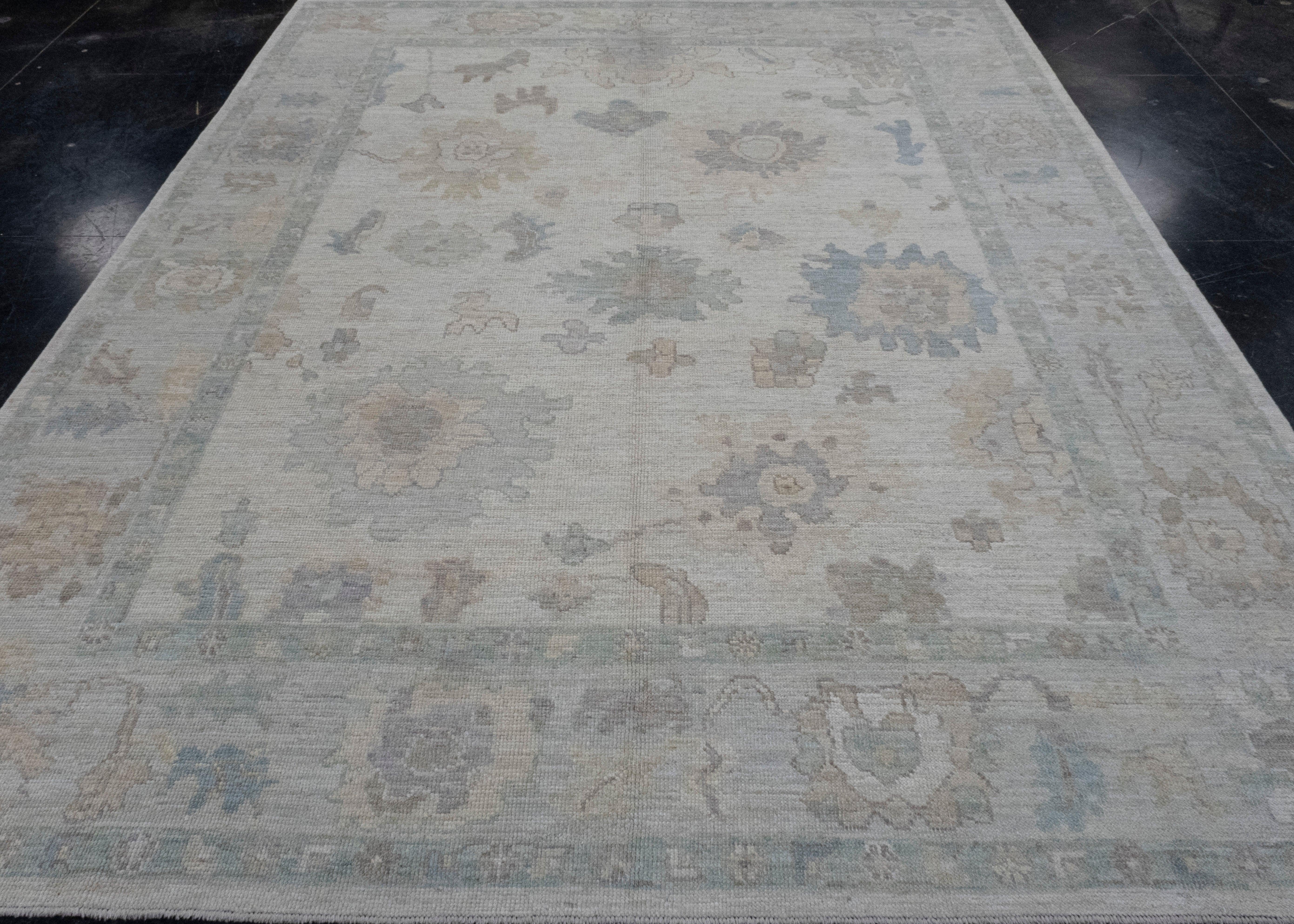 Turkish Oushak Rug 8'1
