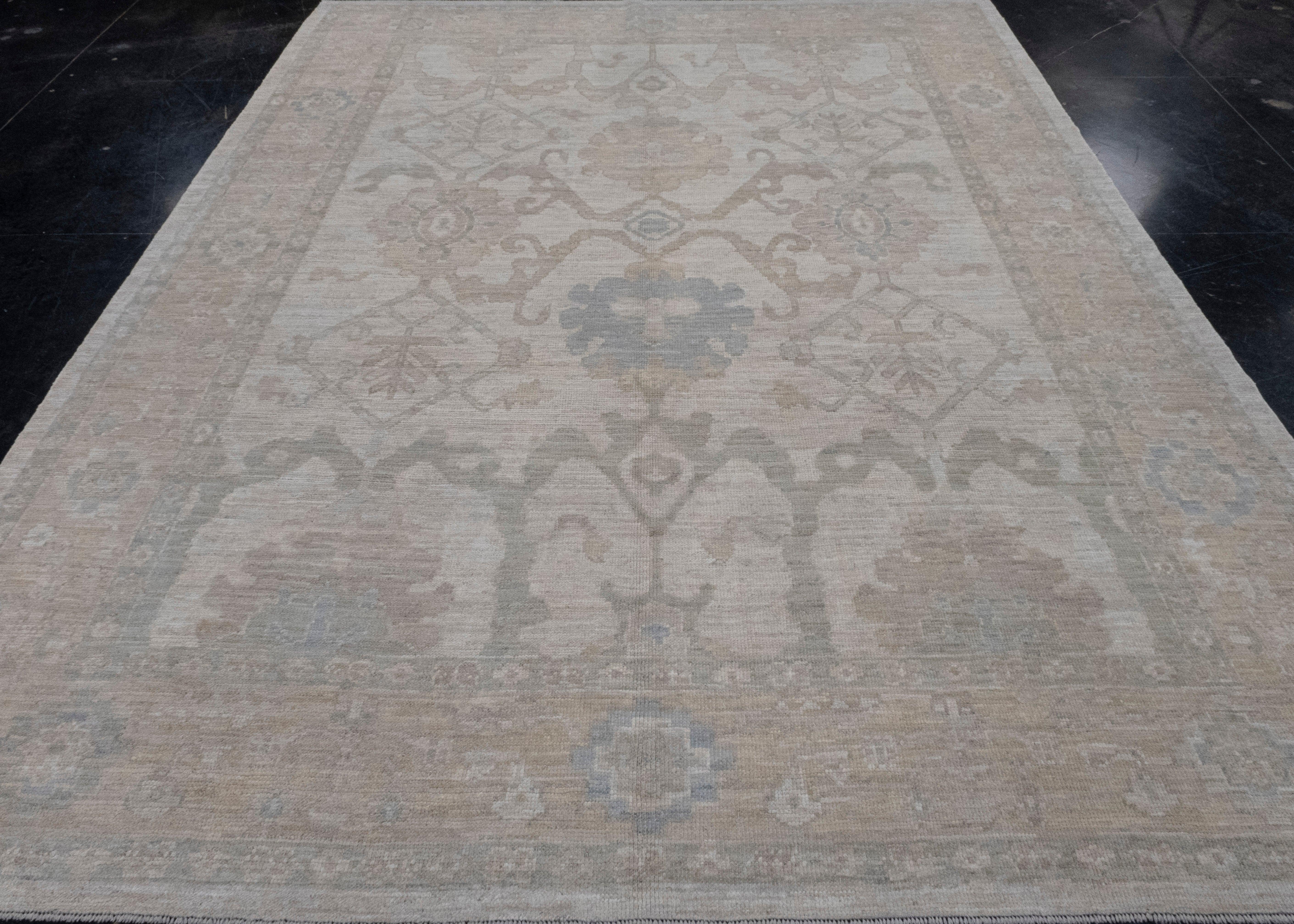 Turkish Oushak Rug 8'1
