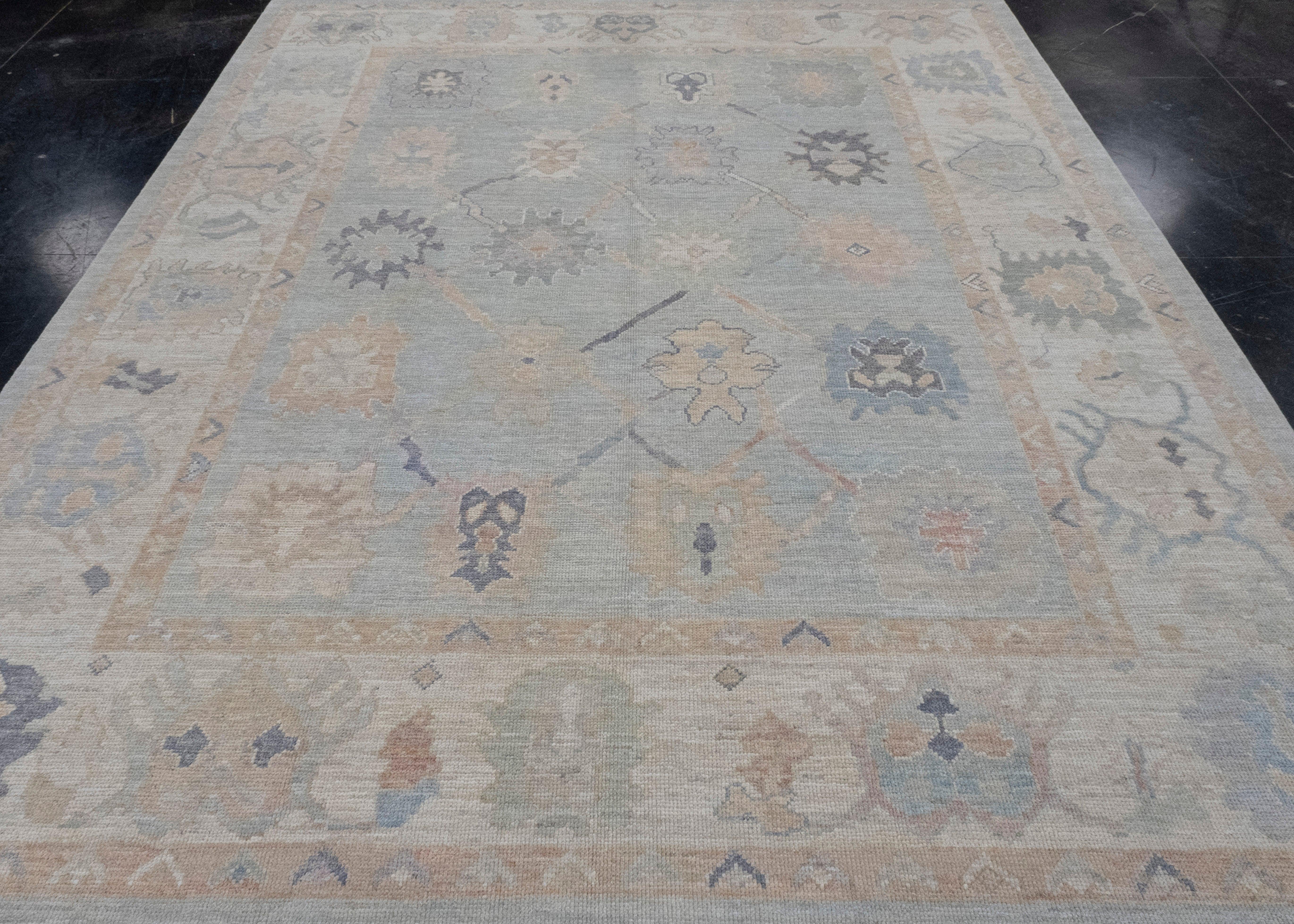 Turkish Oushak Rug 8'1