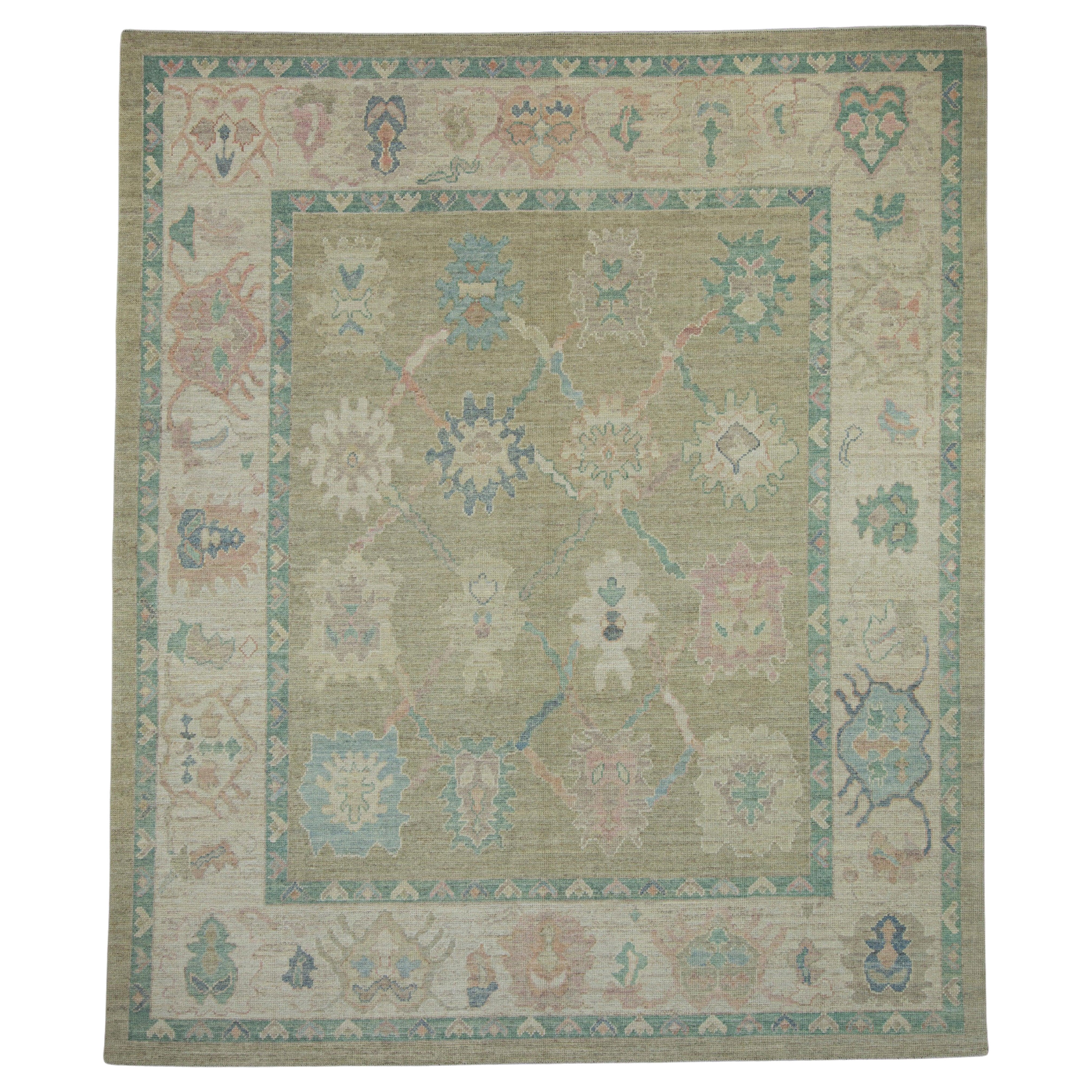 Tappeto Oushak turco 8'1" x 9'6" #16049