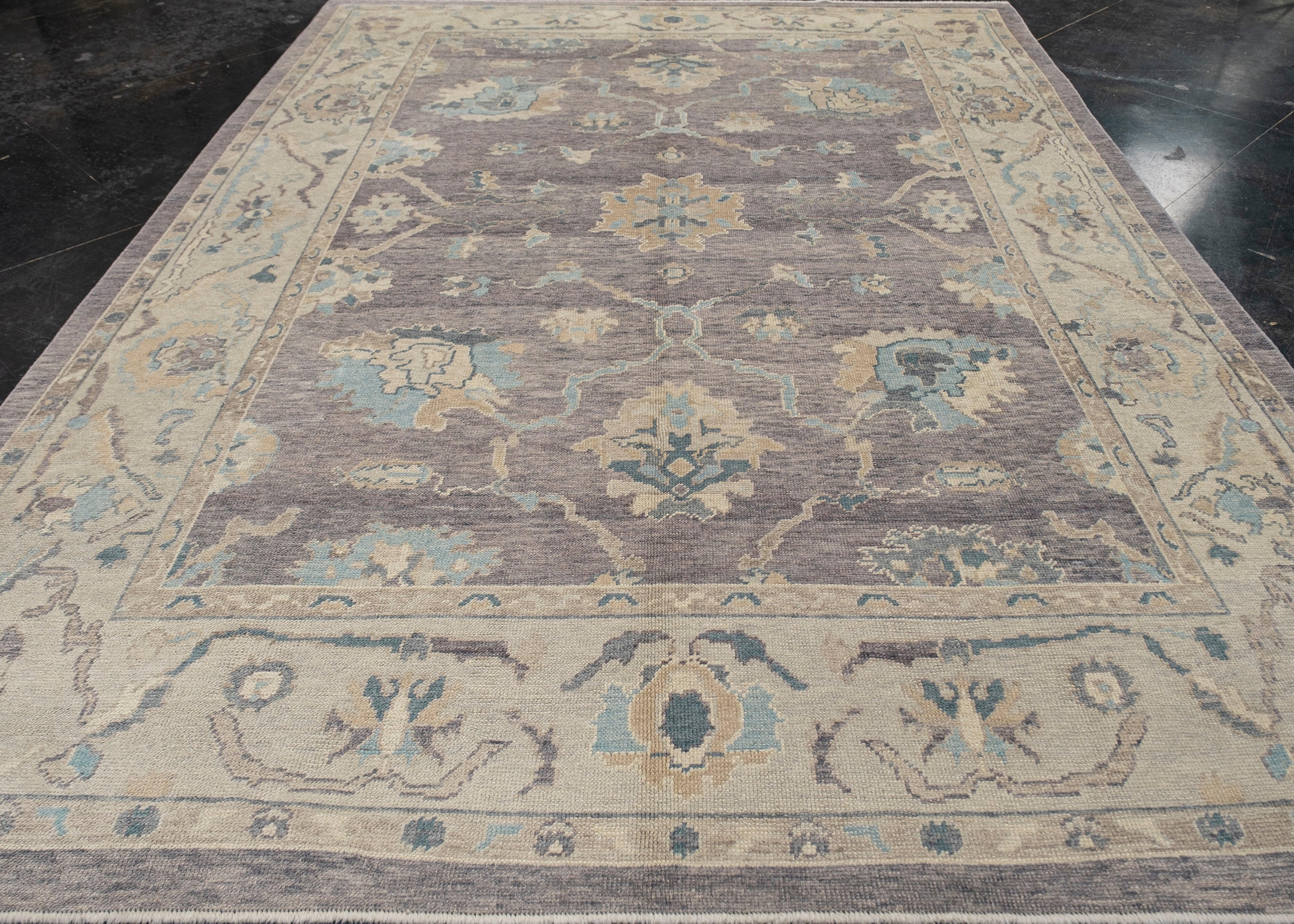 Turkish Oushak Rug 8'10