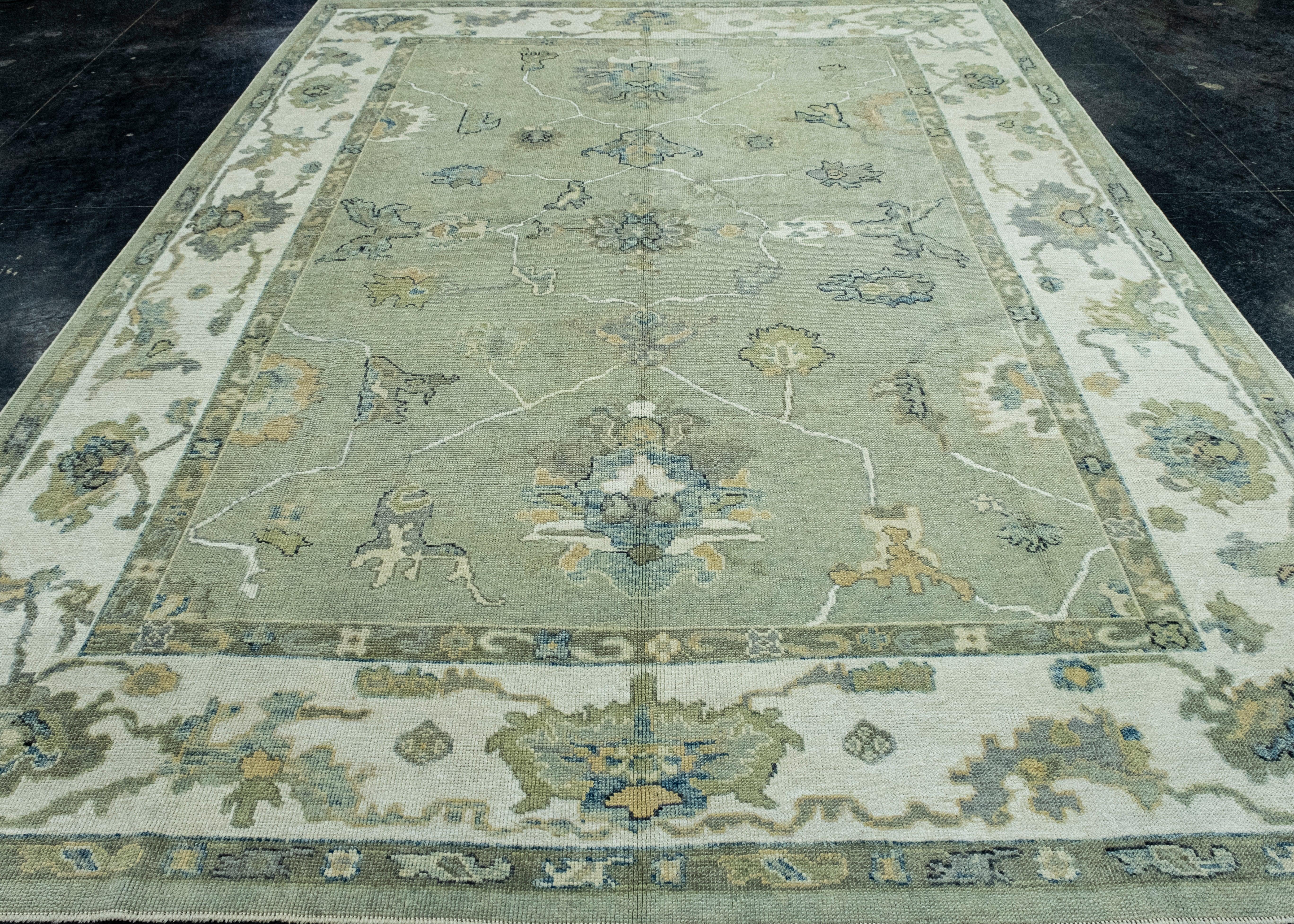 Turkish Oushak Rug 8'10