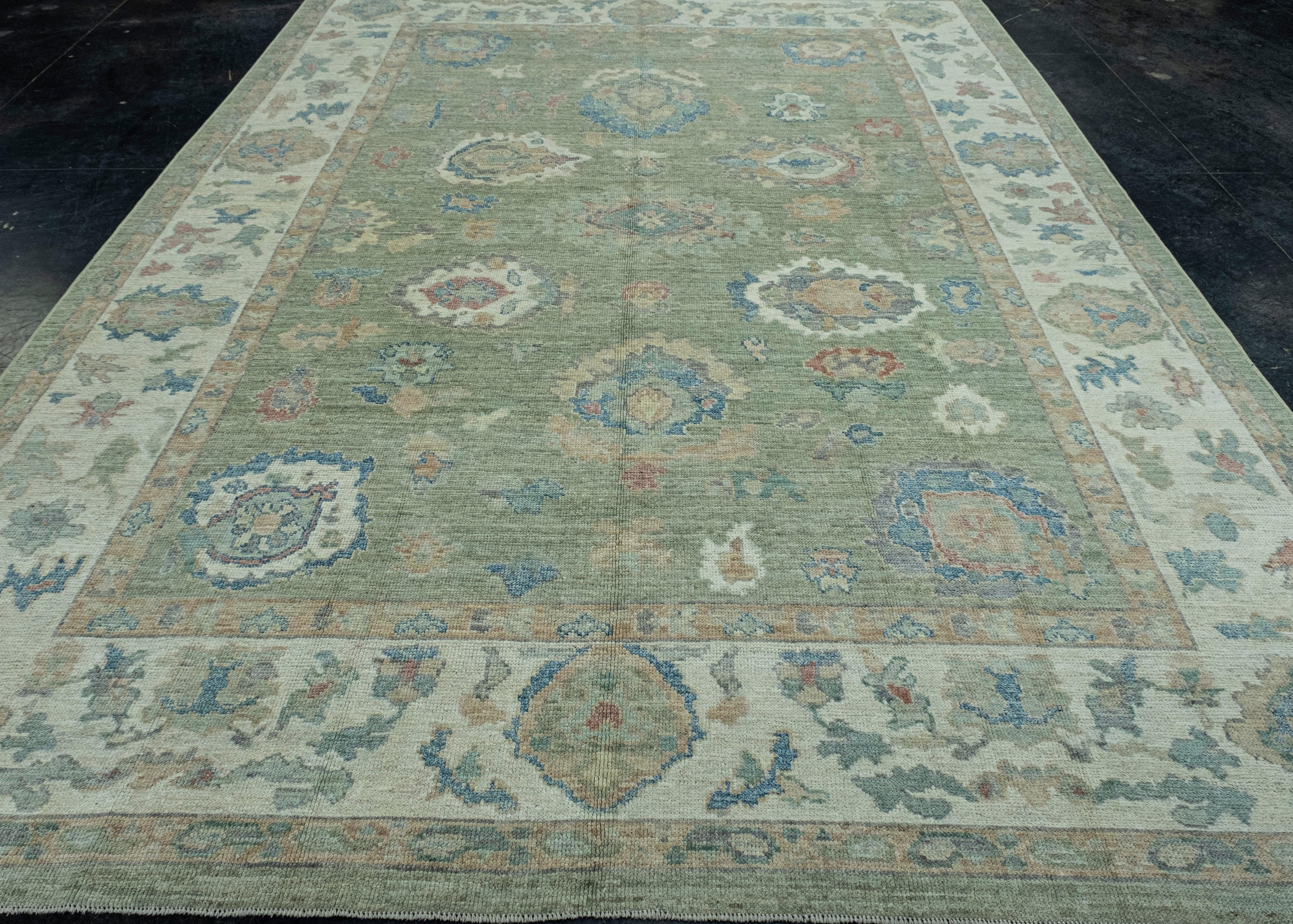 Turkish Oushak Rug 8'10