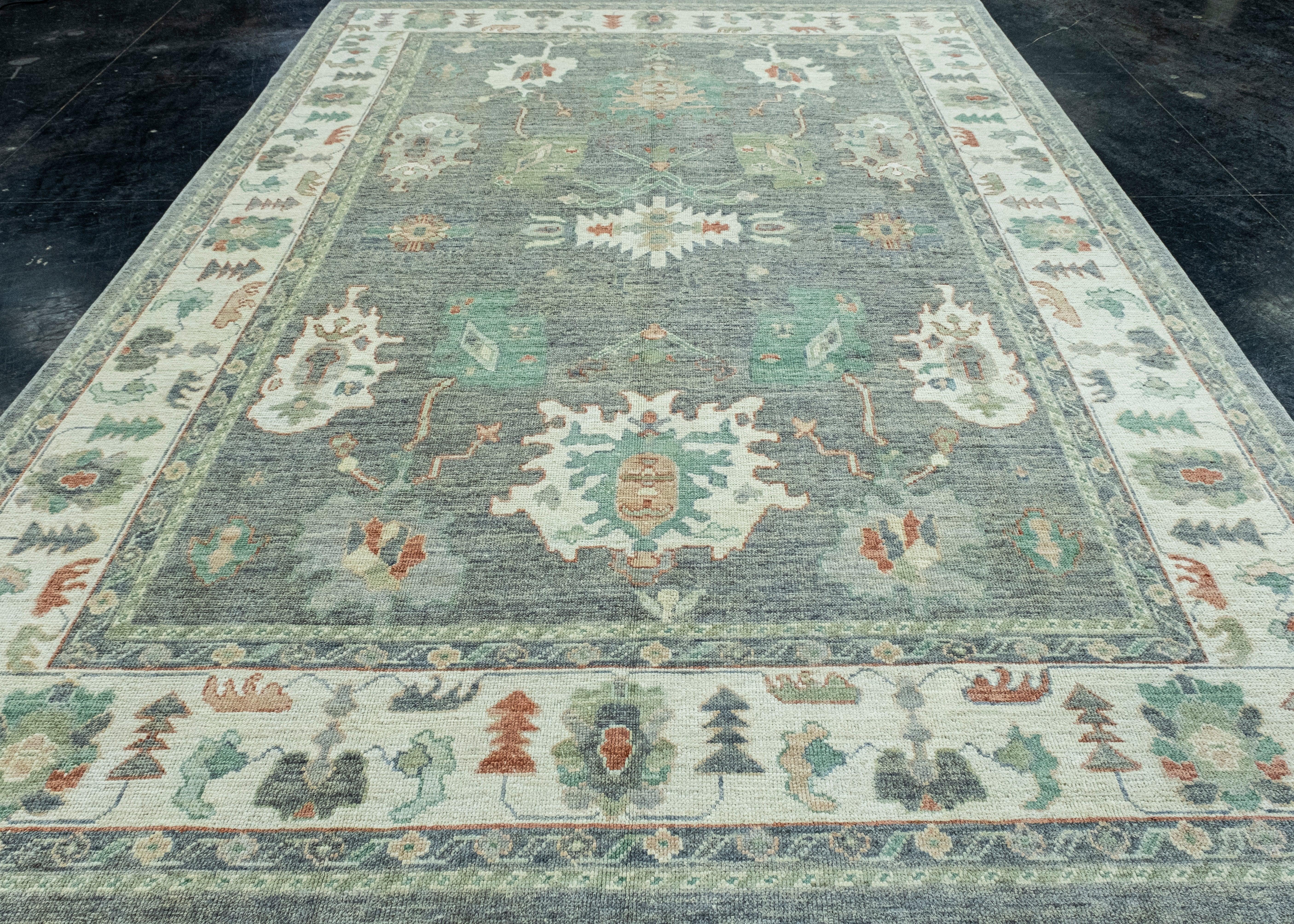 Turkish Oushak Rug 8'10