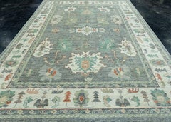 Turkish Oushak Rug 8'10" x 12'2" #17715