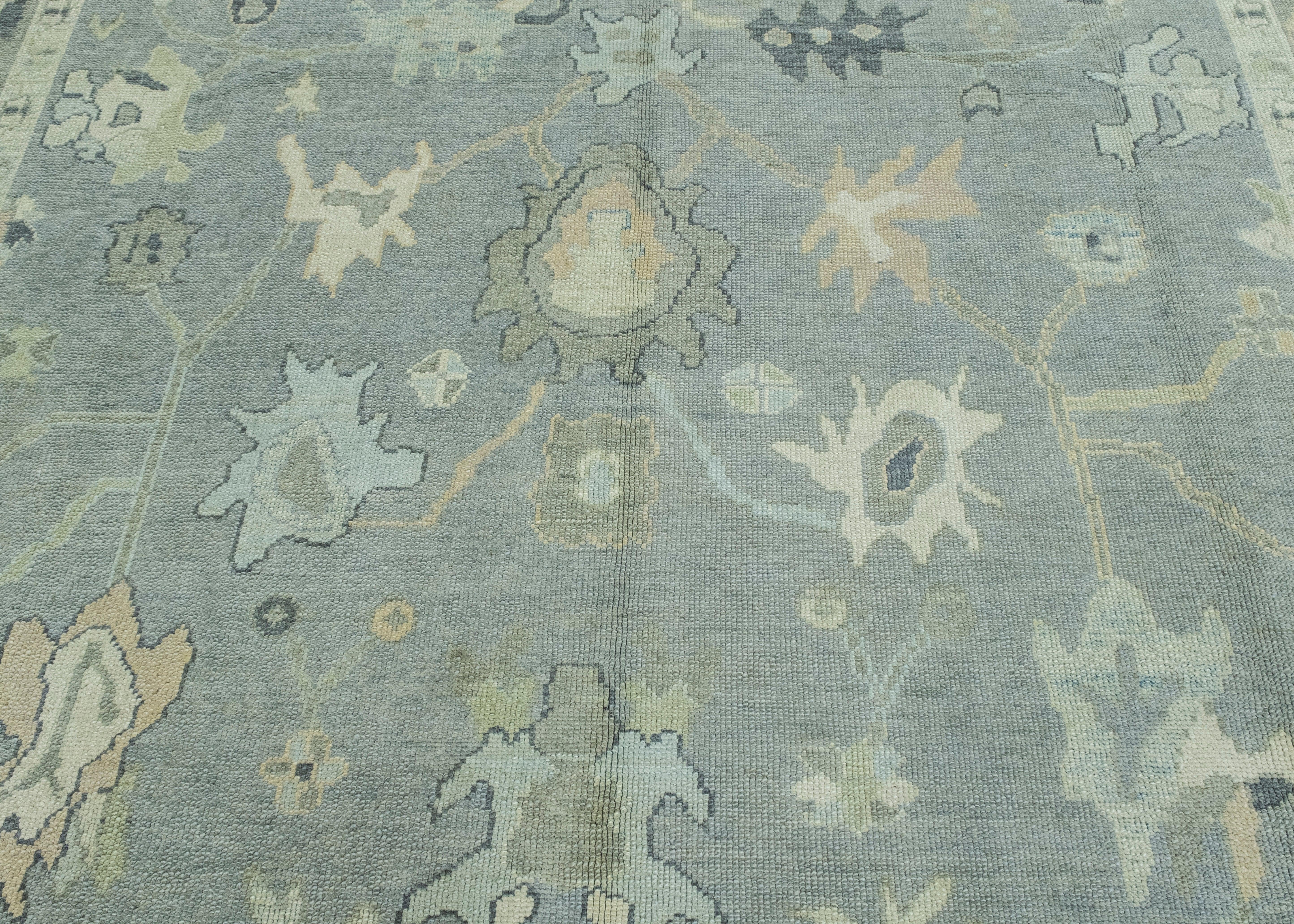 Turkish Oushak Rug 8'11