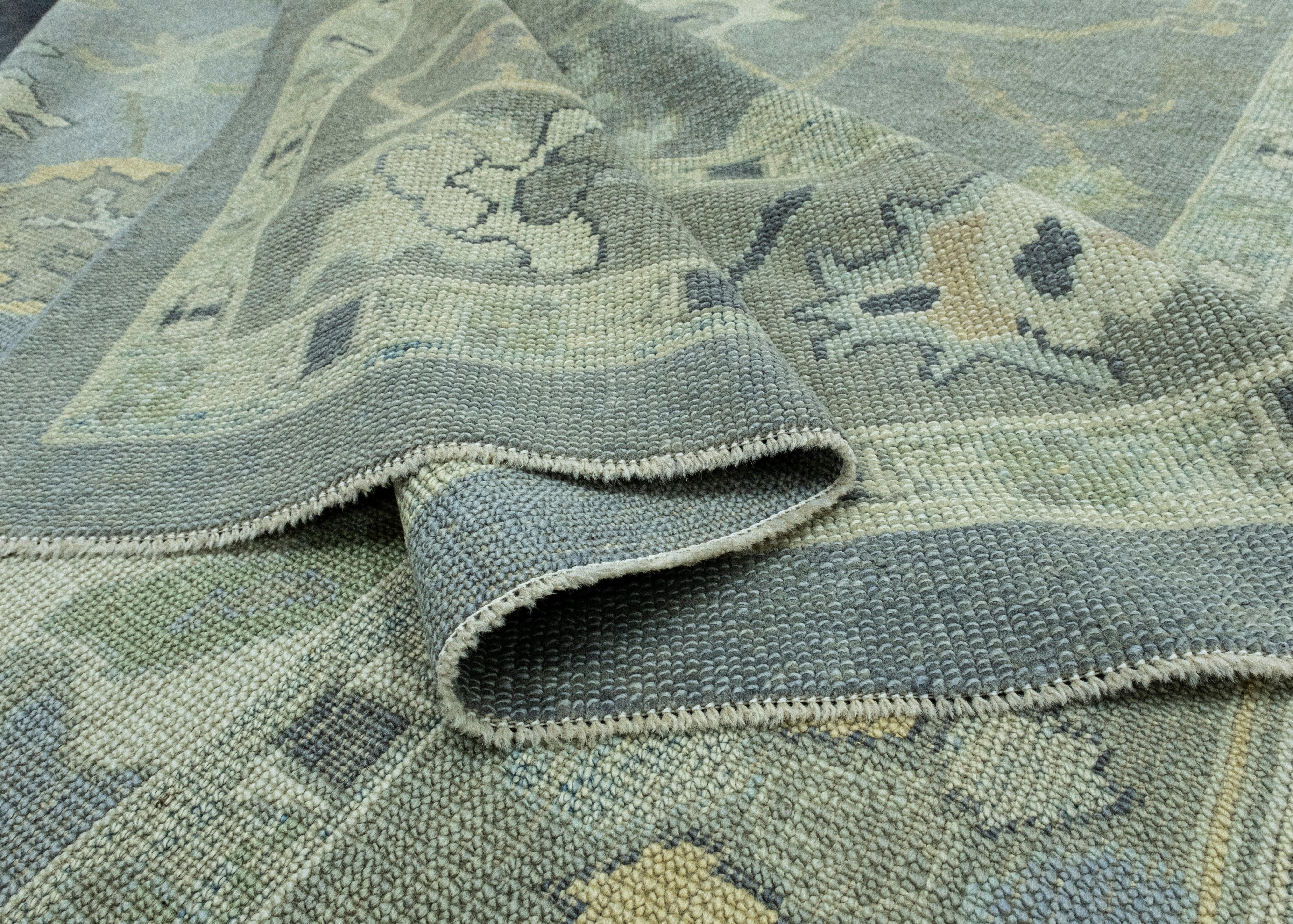 Turkish Oushak Rug 8'11