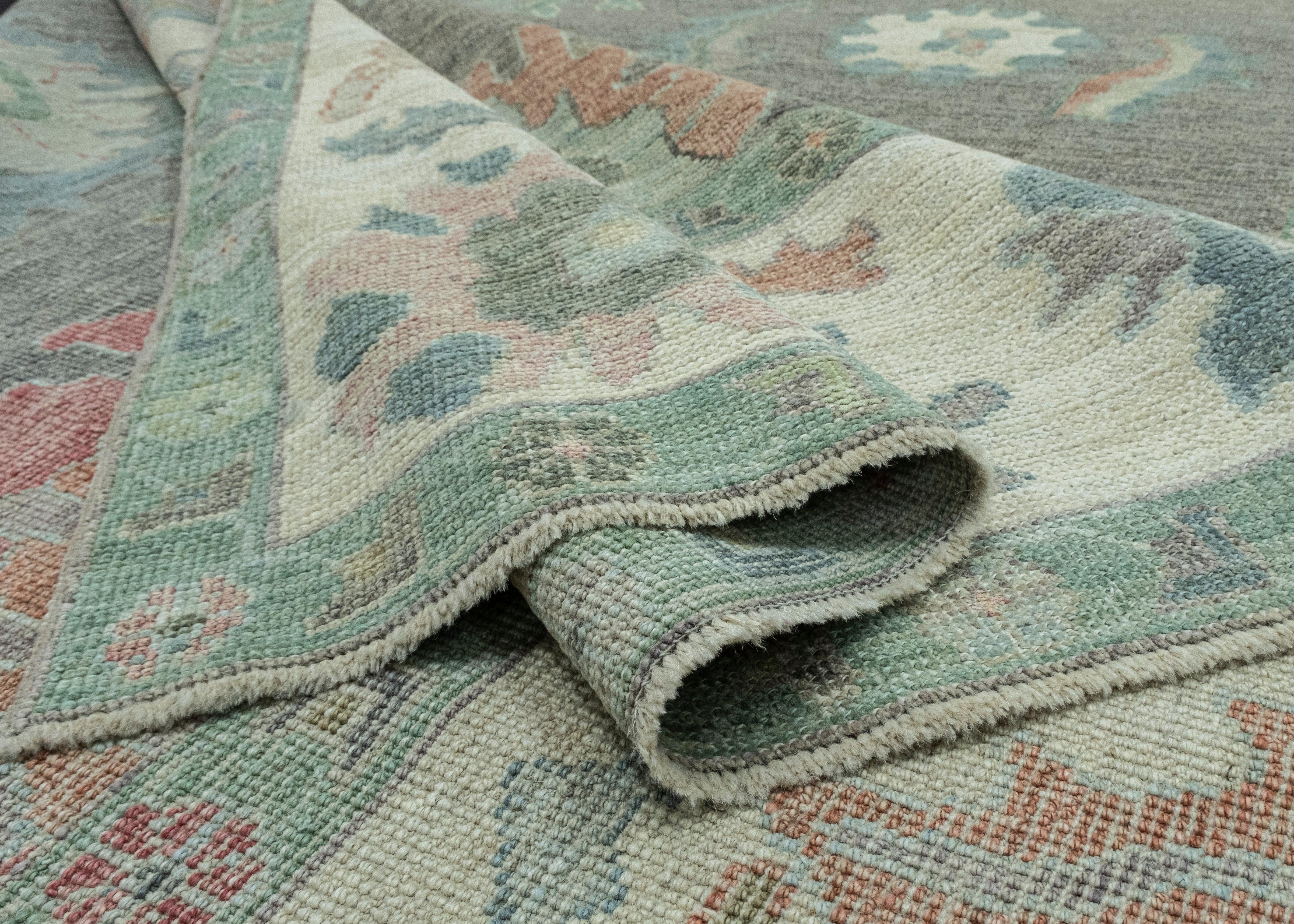 Turkish Oushak Rug 8'11