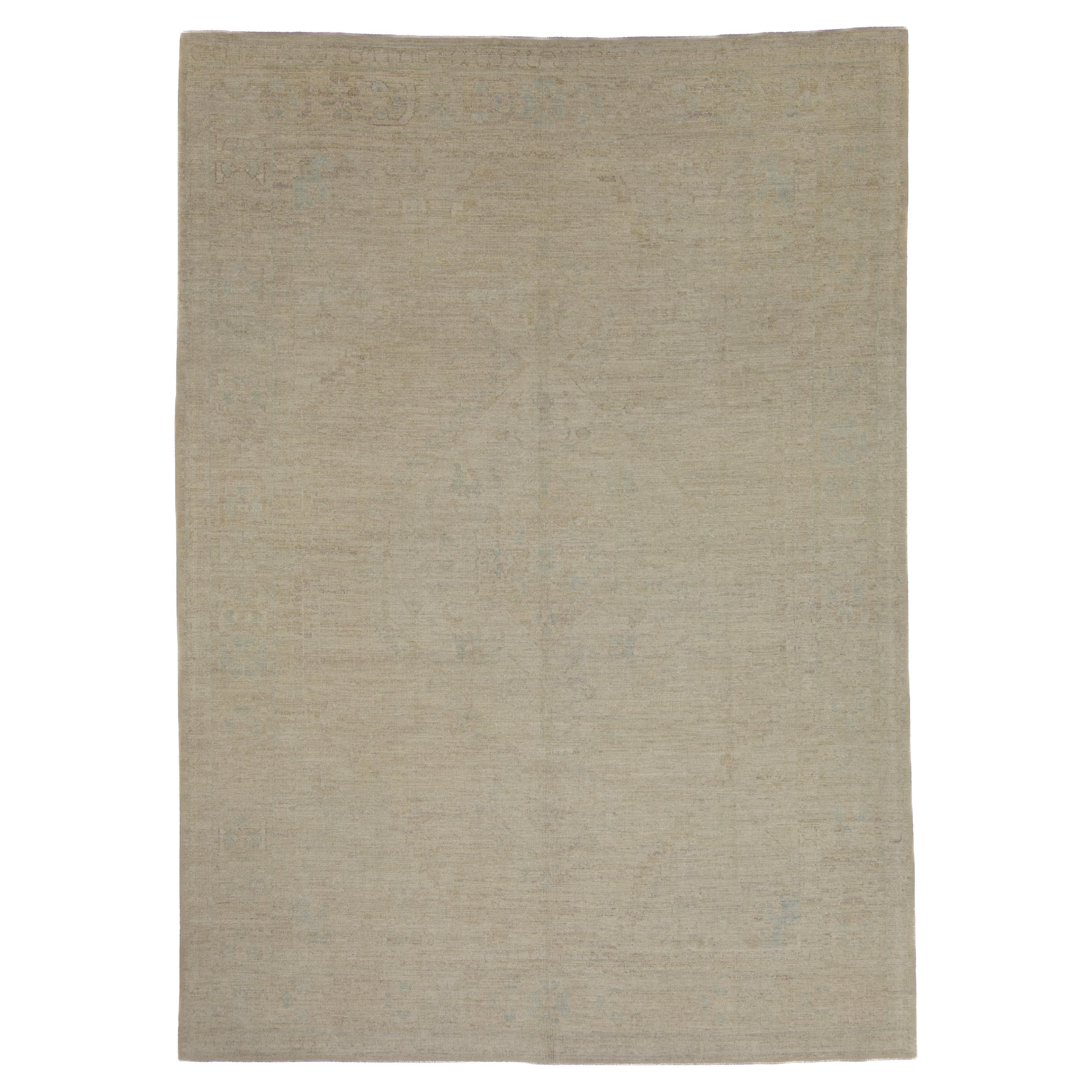 Turkish Oushak Rug 8'11" x 12'5"