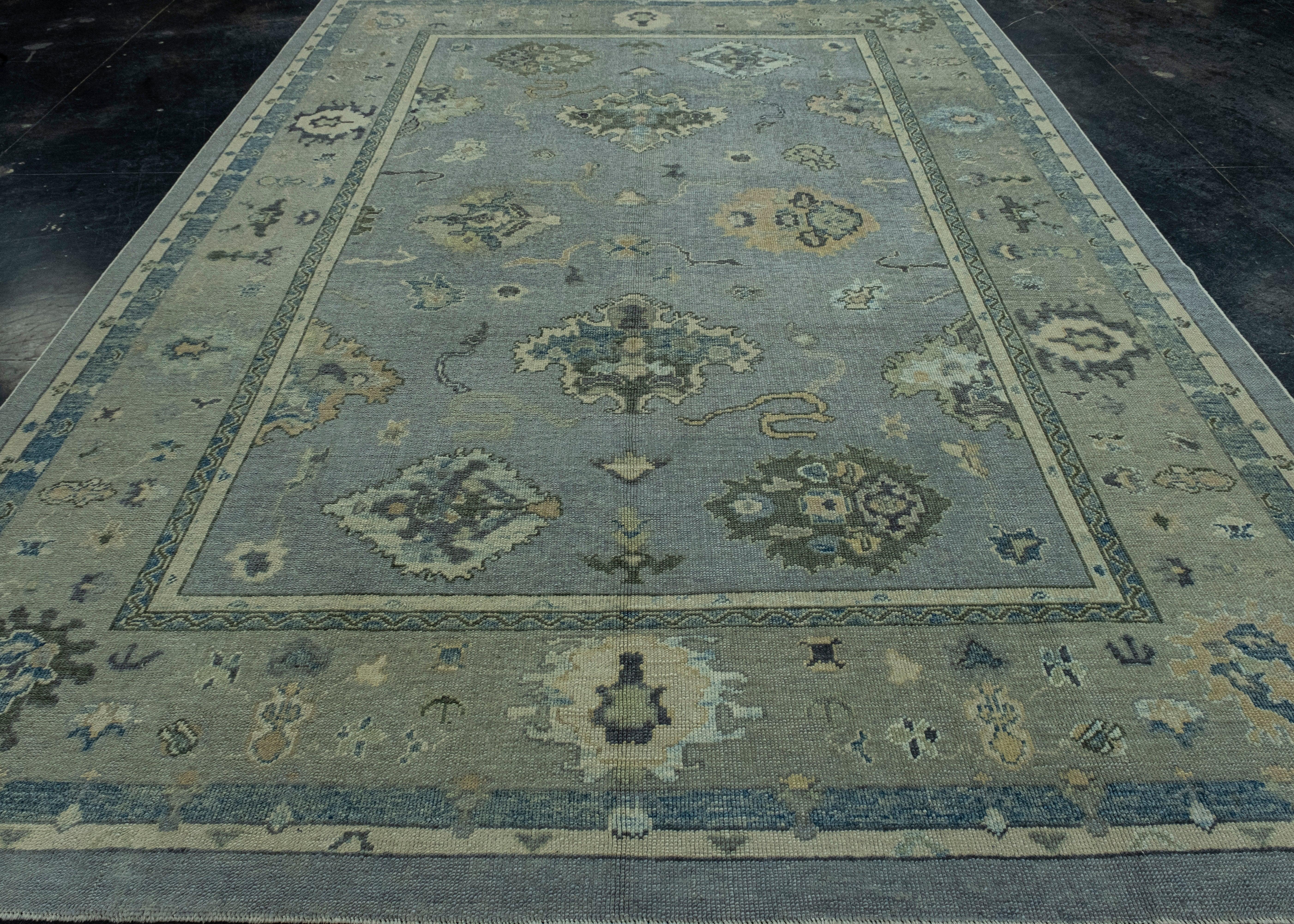 Turkish Oushak Rug 8'11
