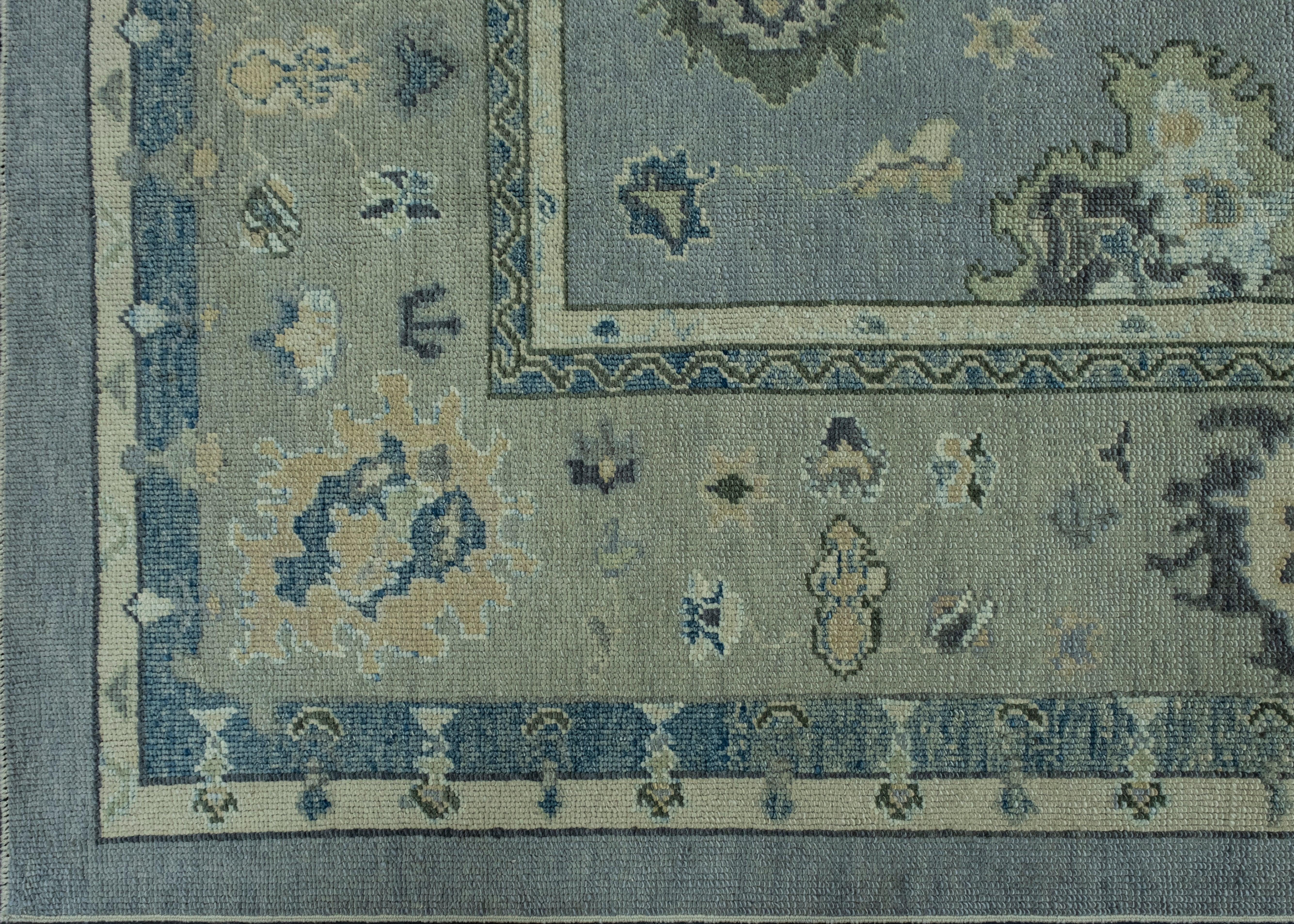 Turkish Oushak Rug 8'11