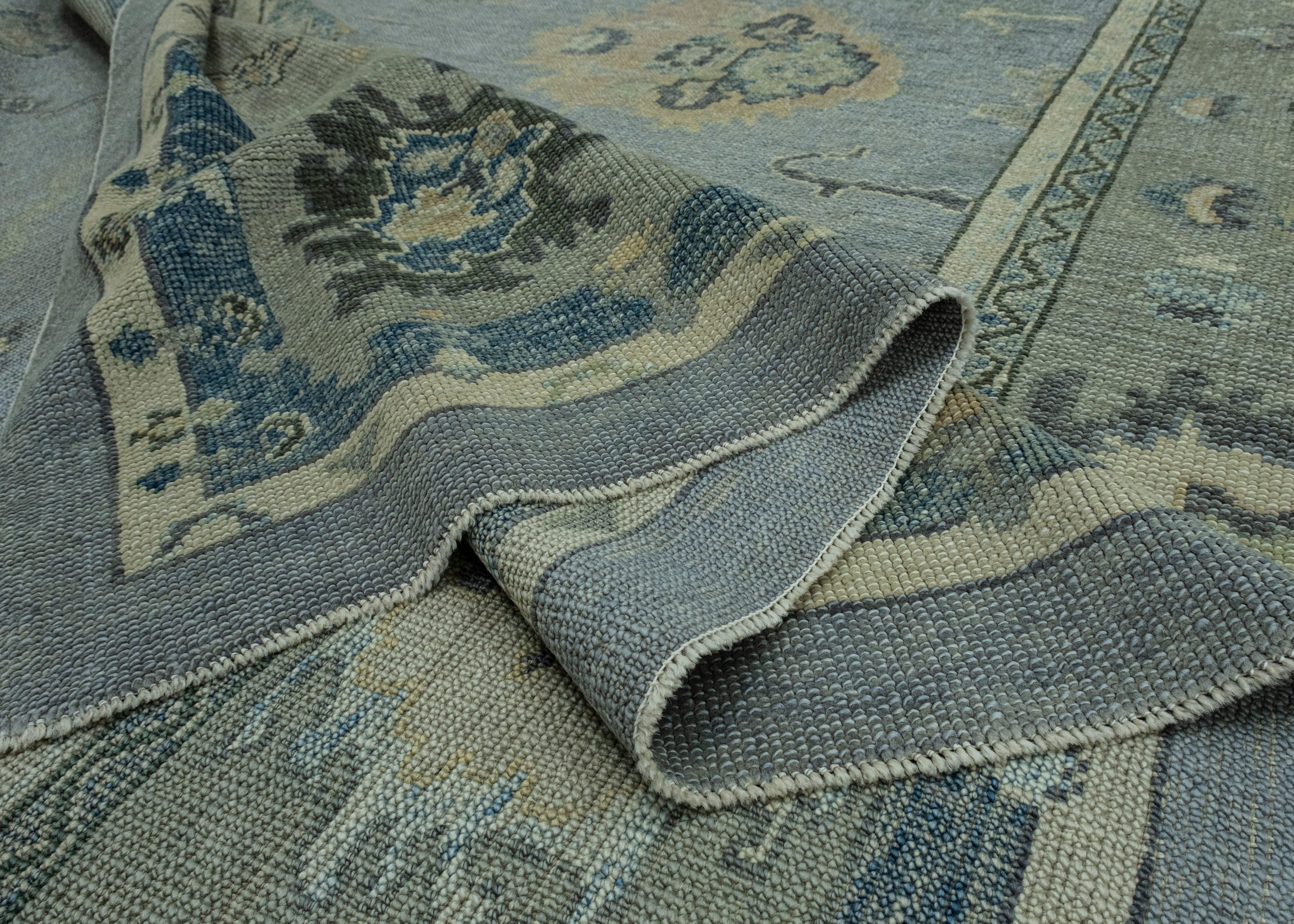 Turkish Oushak Rug 8'11