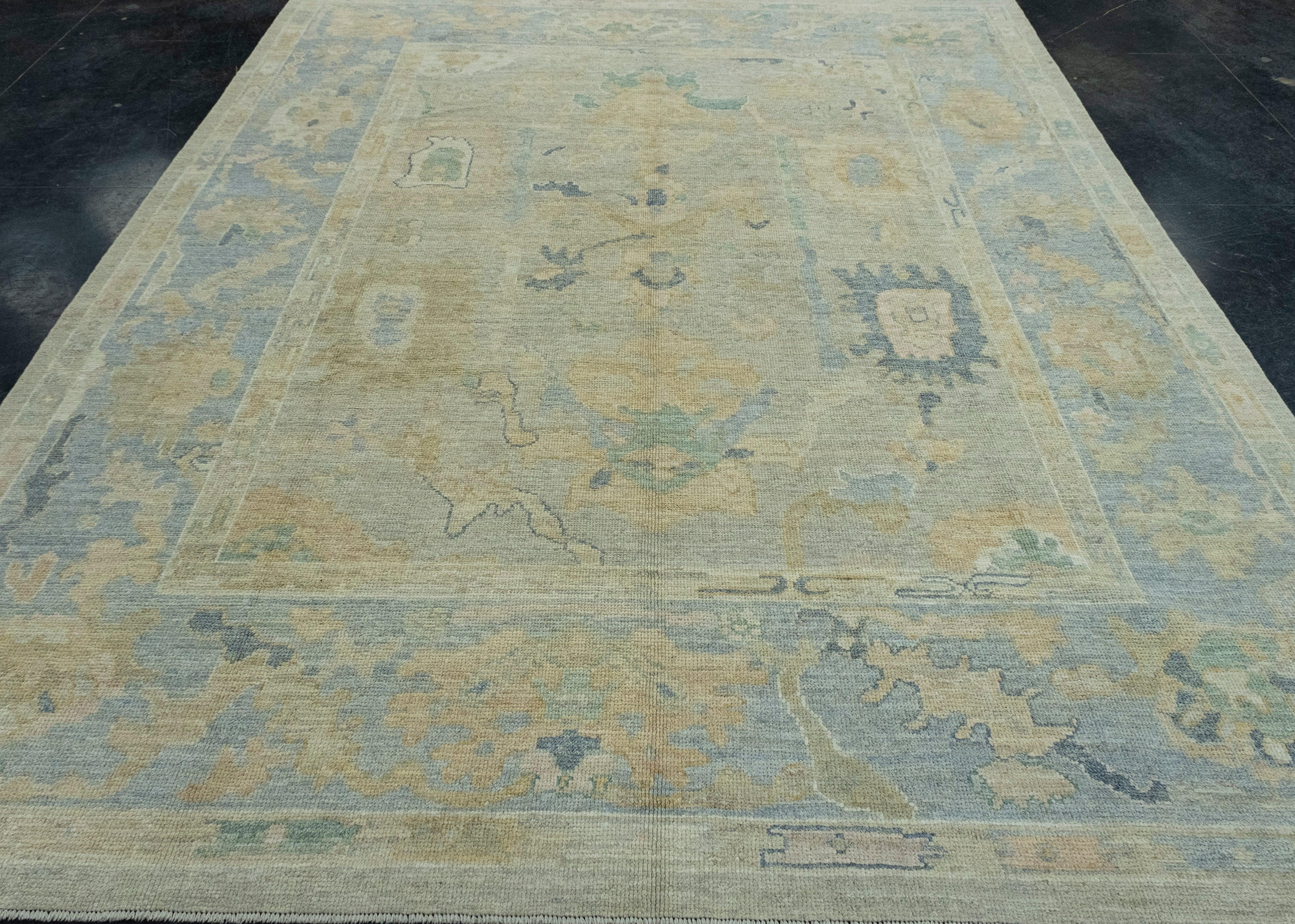 Turkish Oushak Rug 8'2