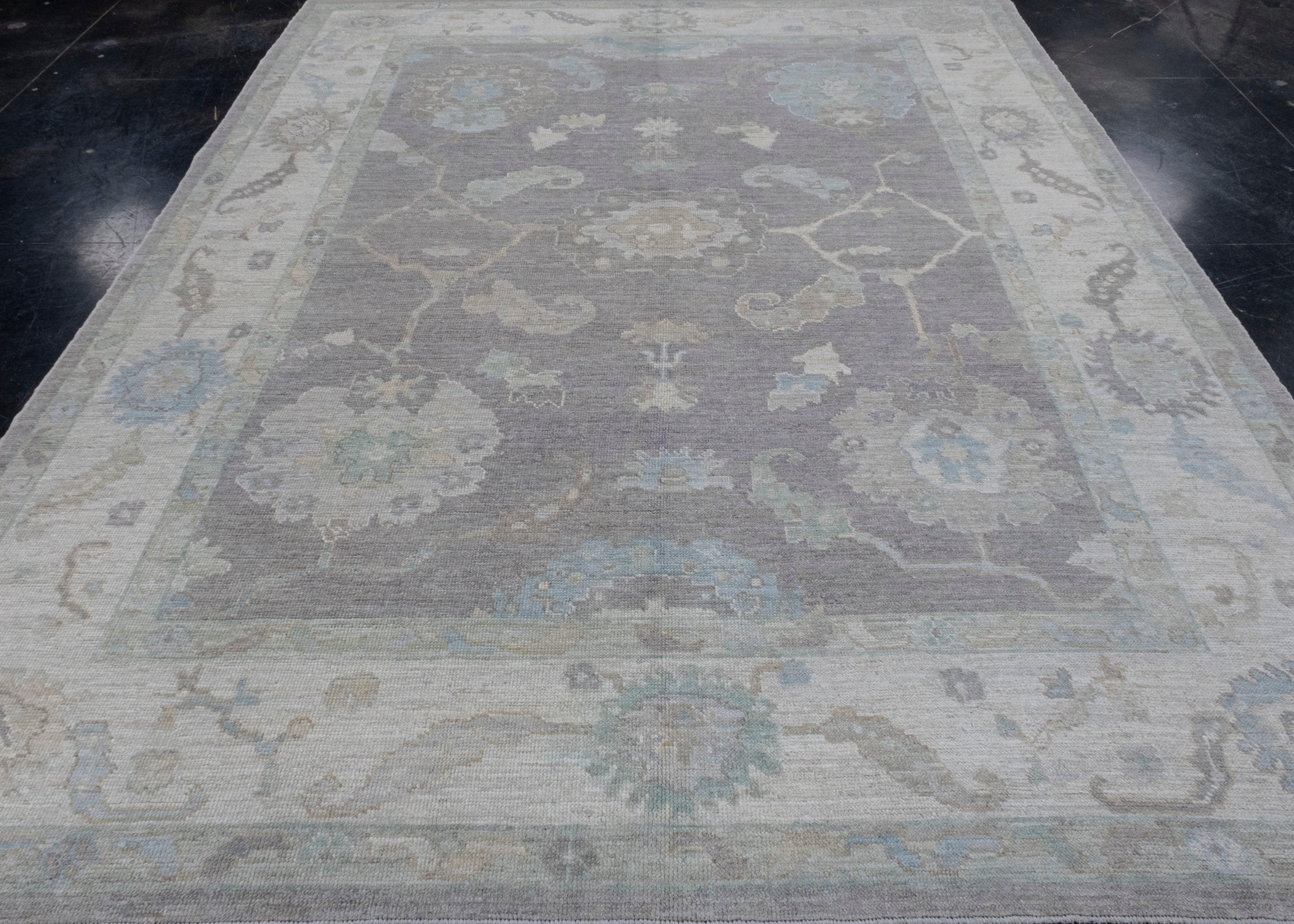 Turkish Oushak Rug 8'2