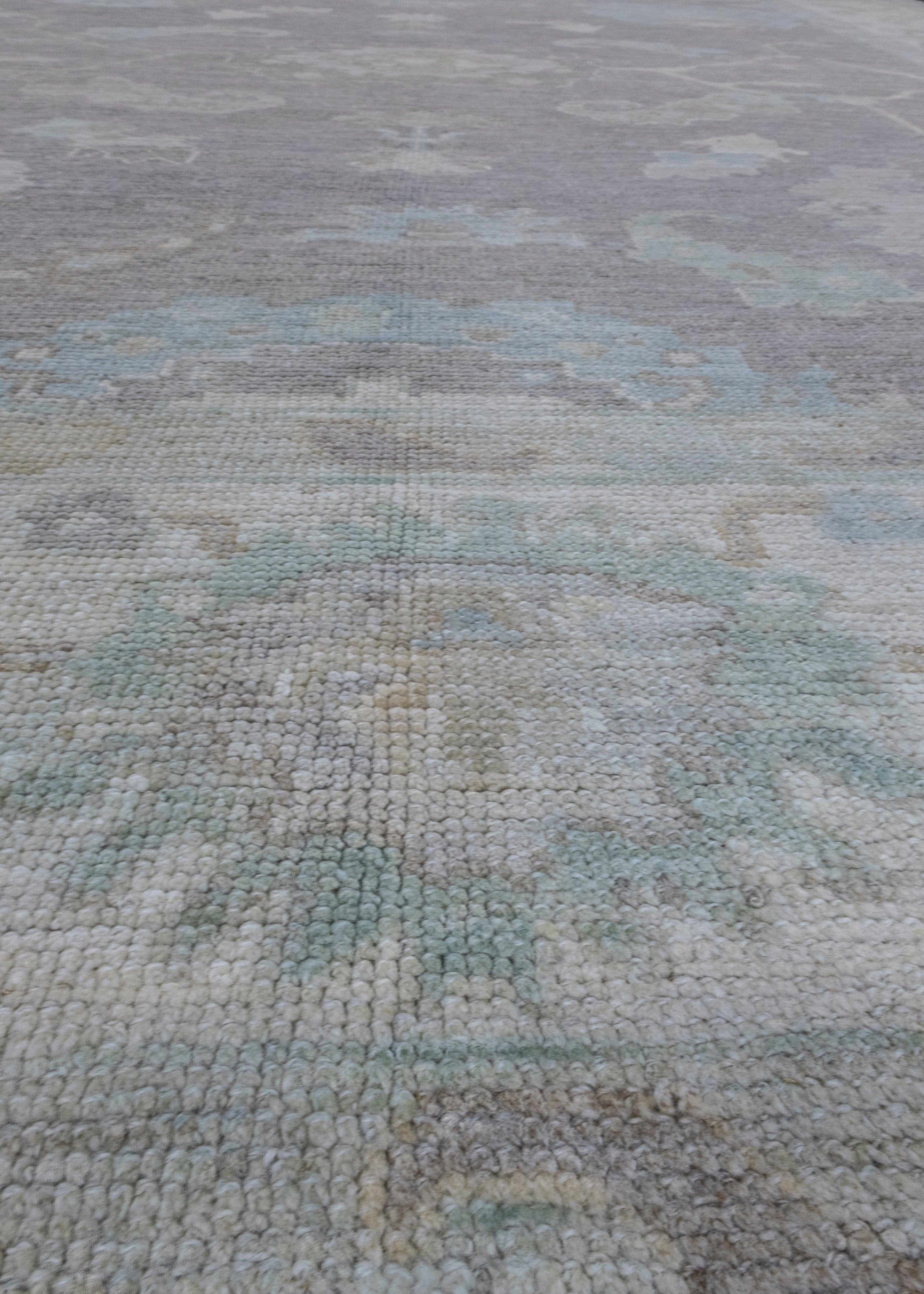Contemporary Turkish Oushak Rug 8'2