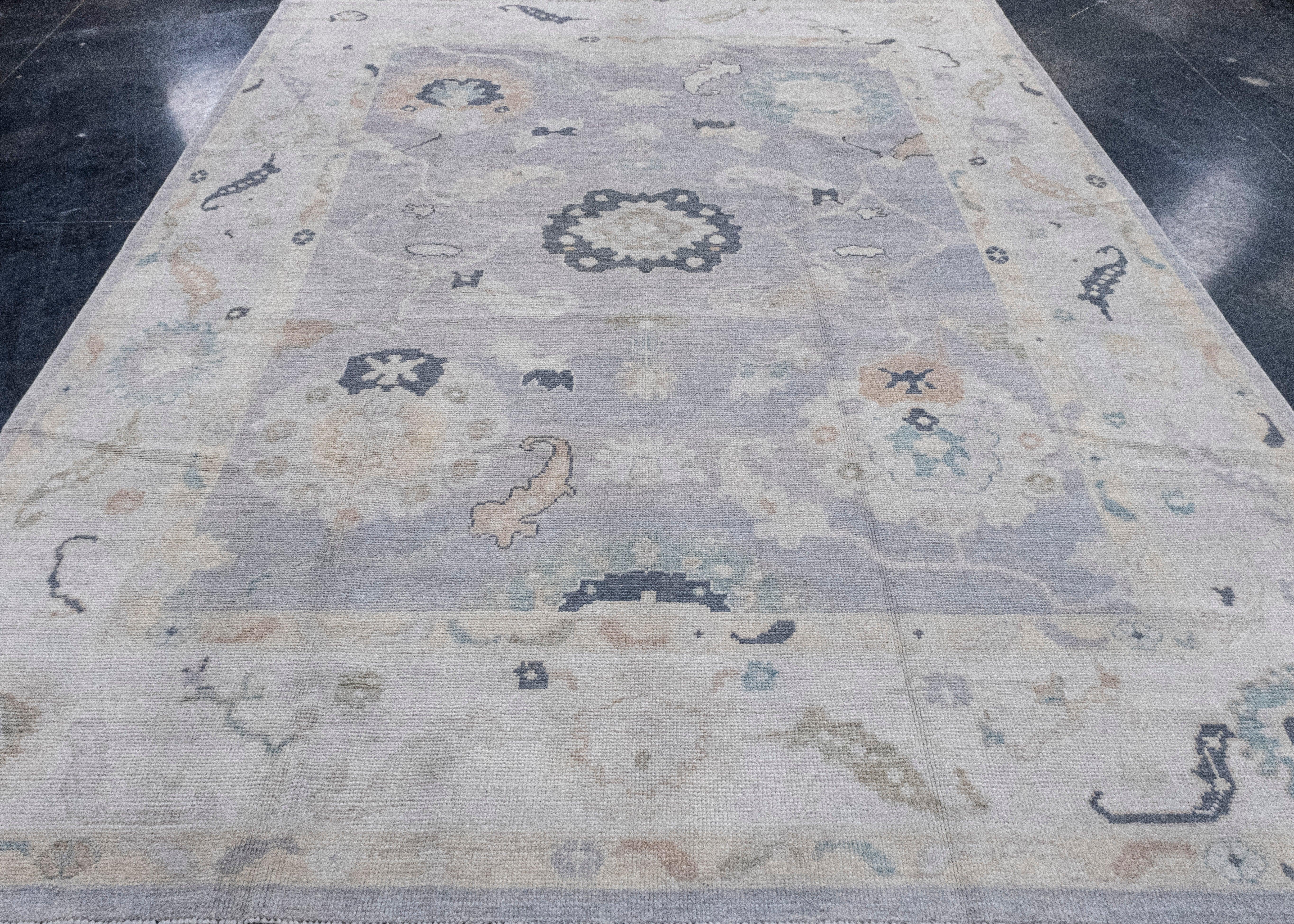 Turkish Oushak Rug 8'2