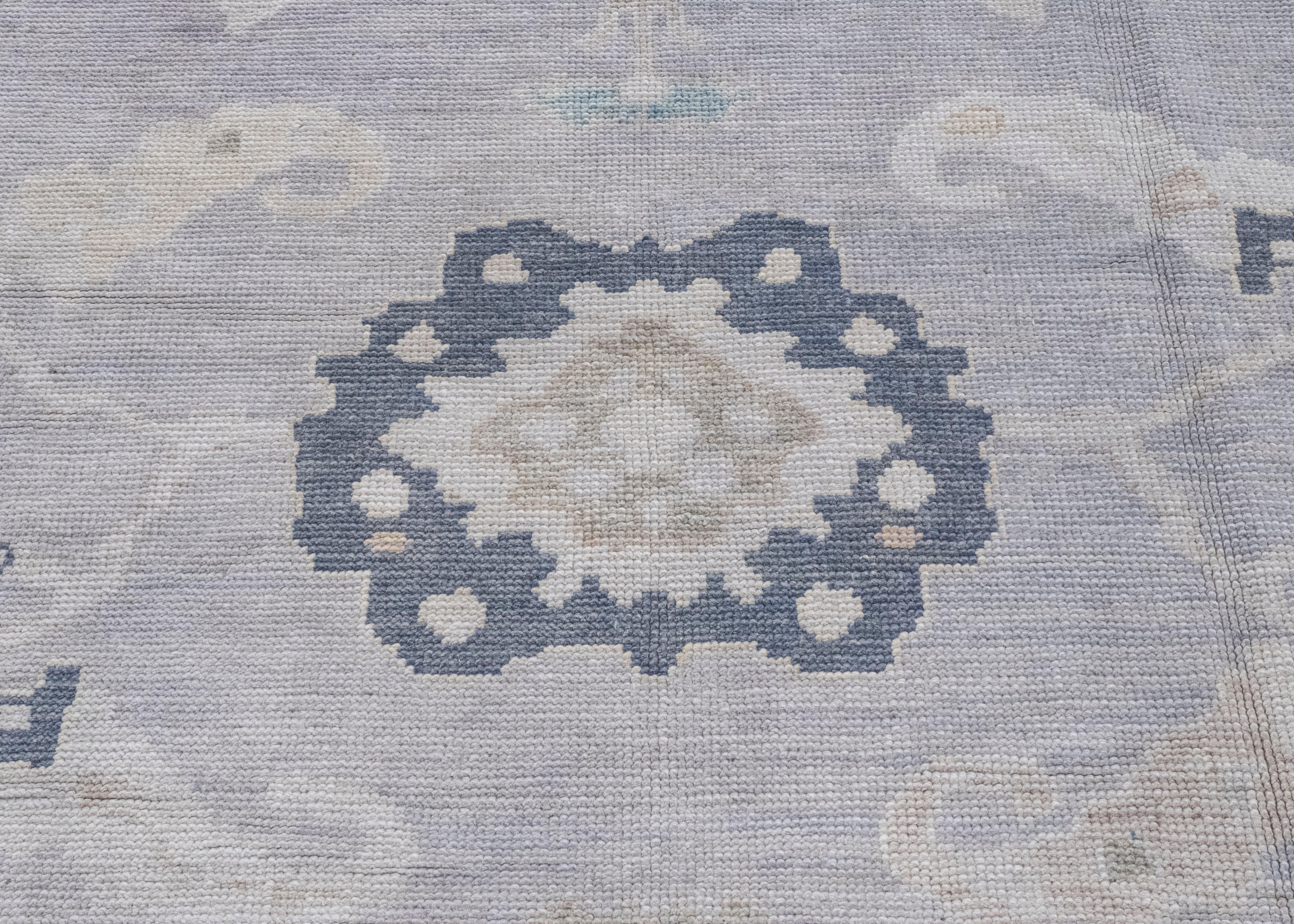 Wool Turkish Oushak Rug 8'2