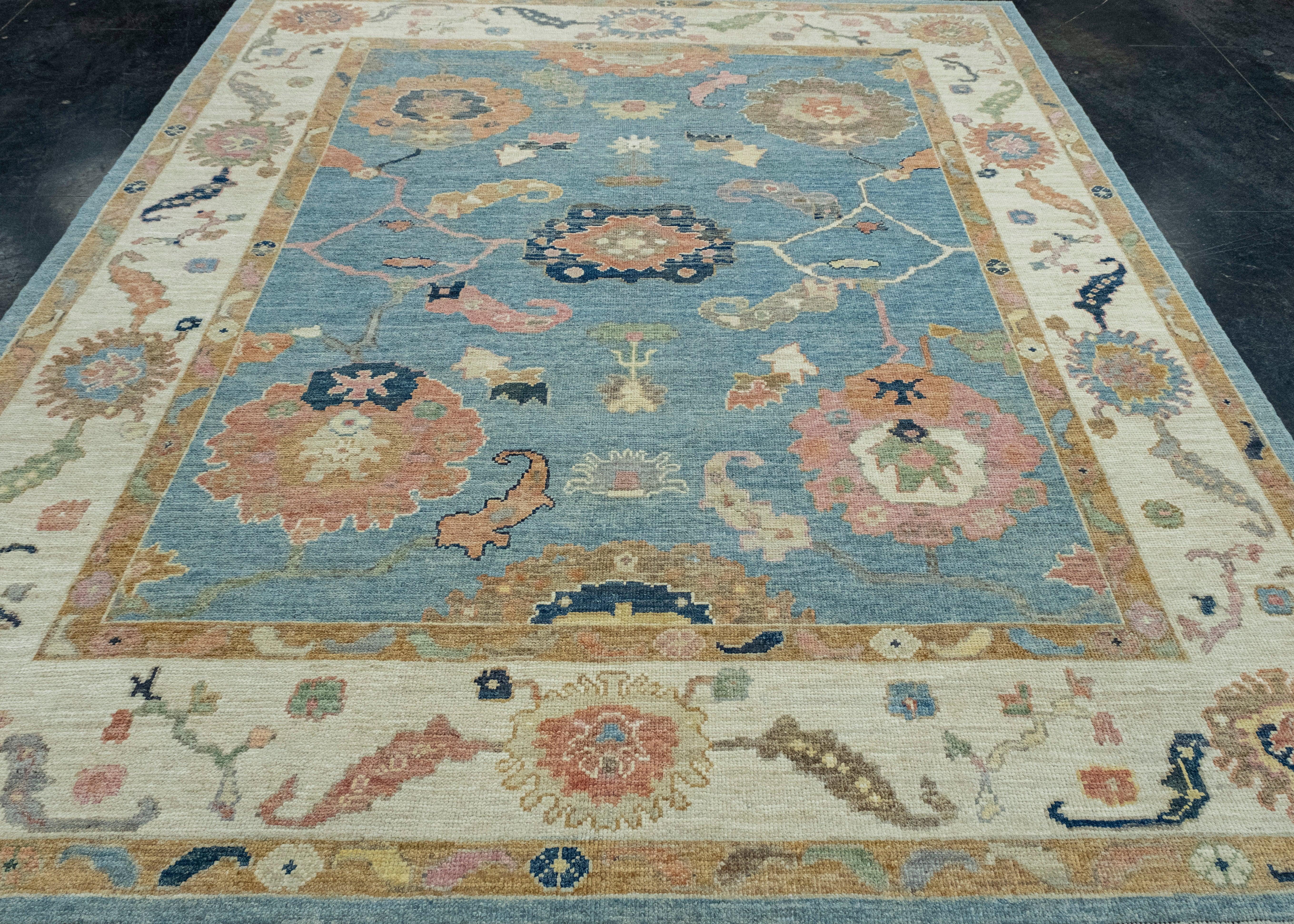 Turkish Oushak Rug 8'2