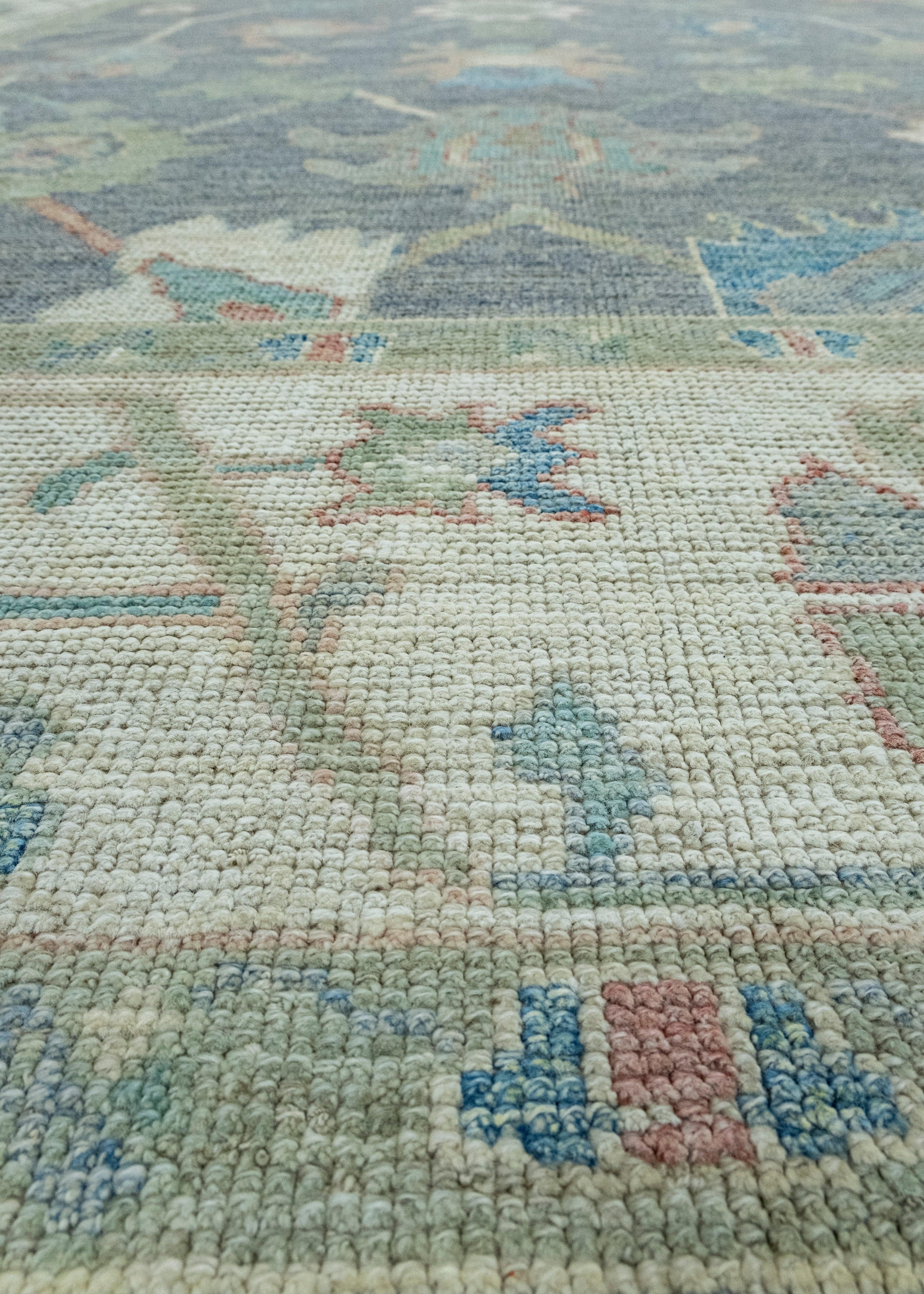Contemporary Turkish Oushak Rug 8'3