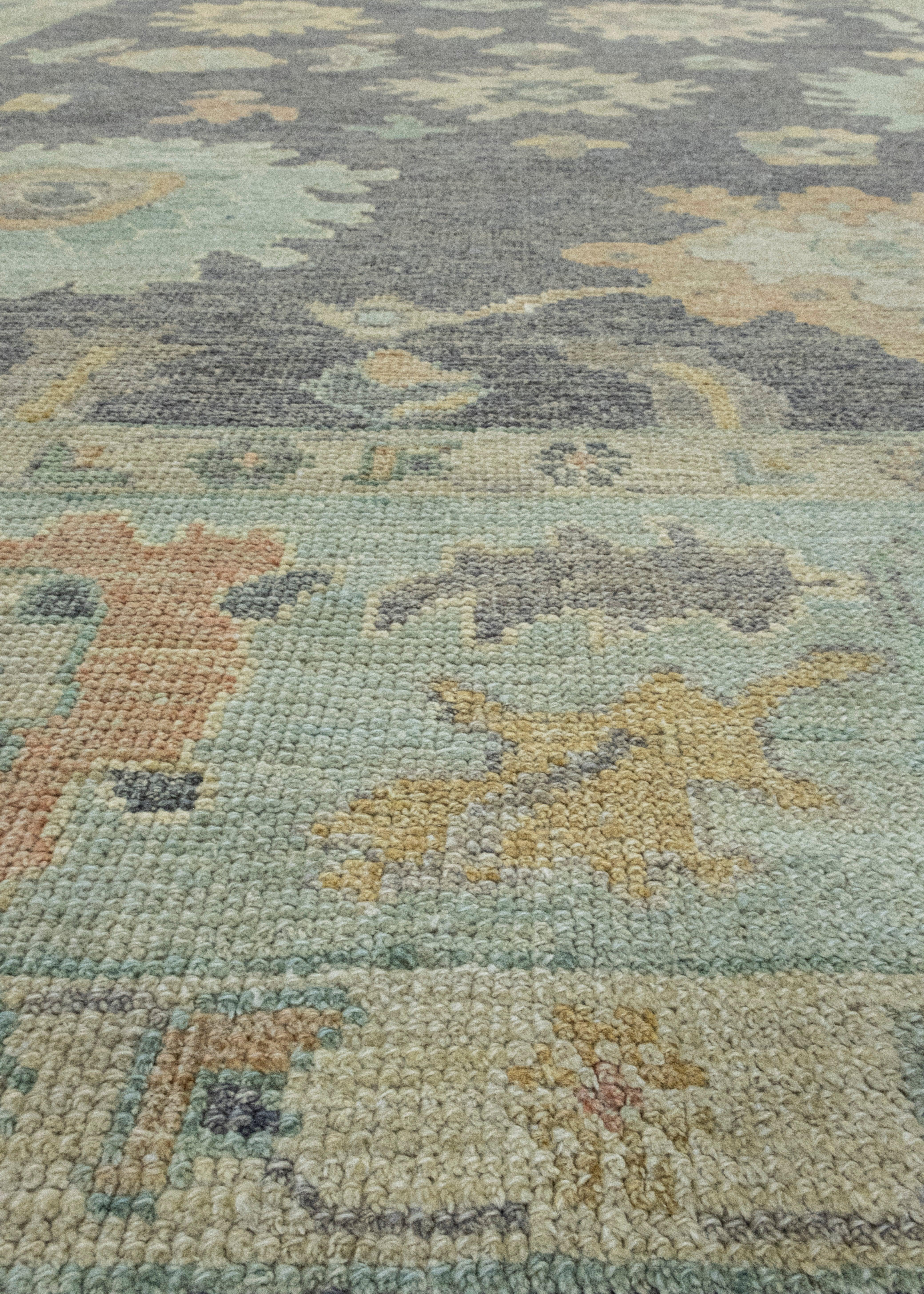 Contemporary Turkish Oushak Rug 8'3
