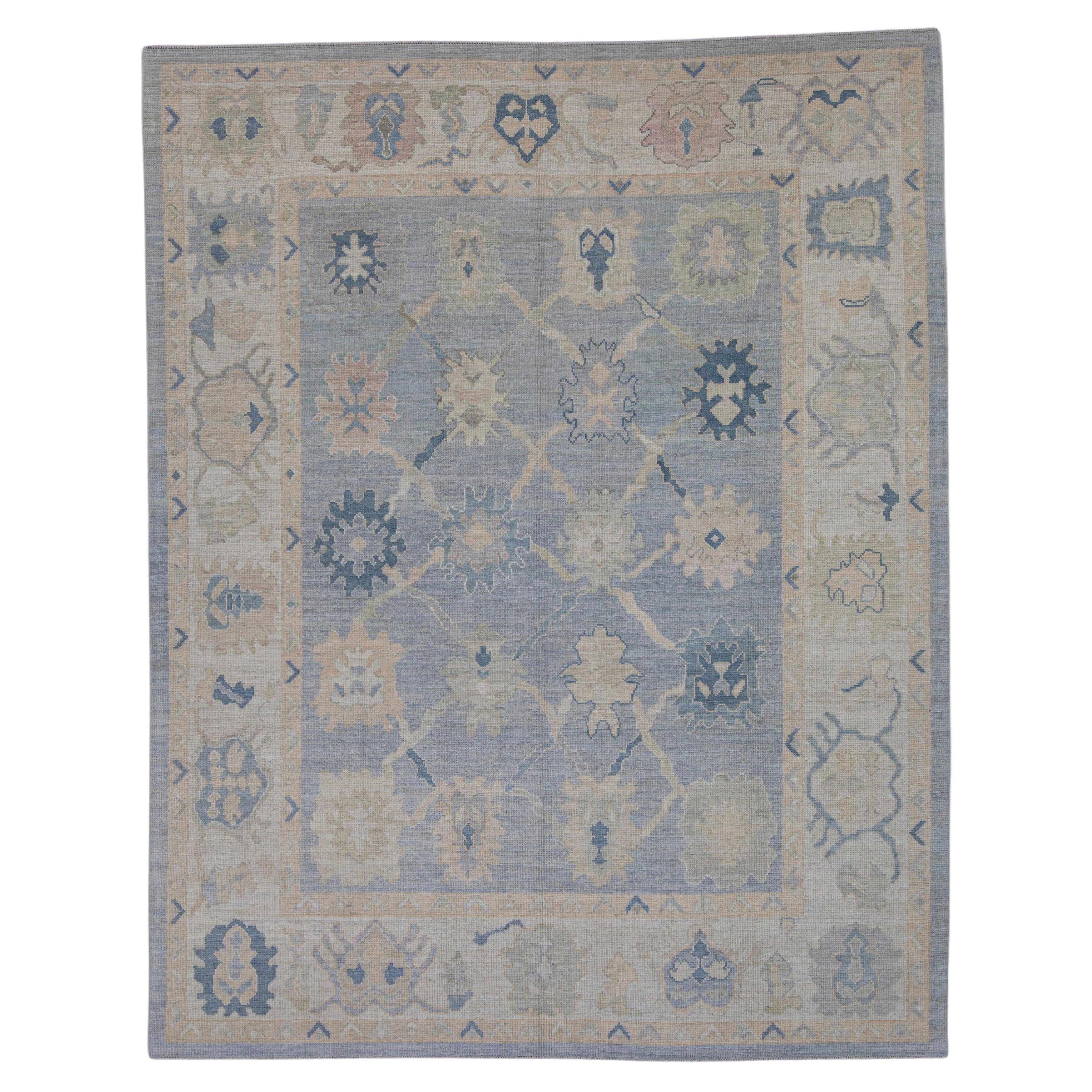 Türkischer Oushak-Teppich 8'3" x 10'5" #16460