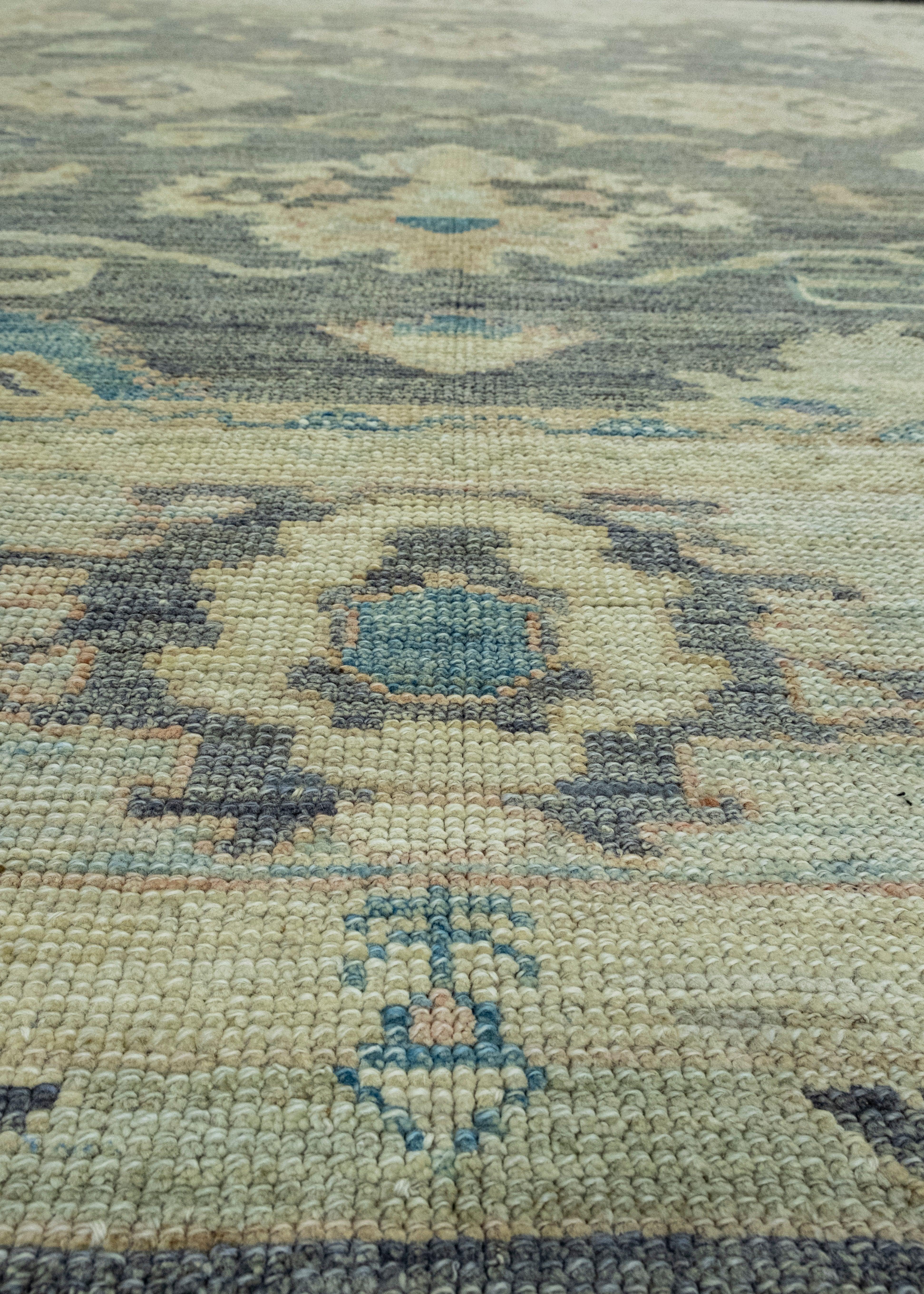 Contemporary Turkish Oushak Rug 8'3