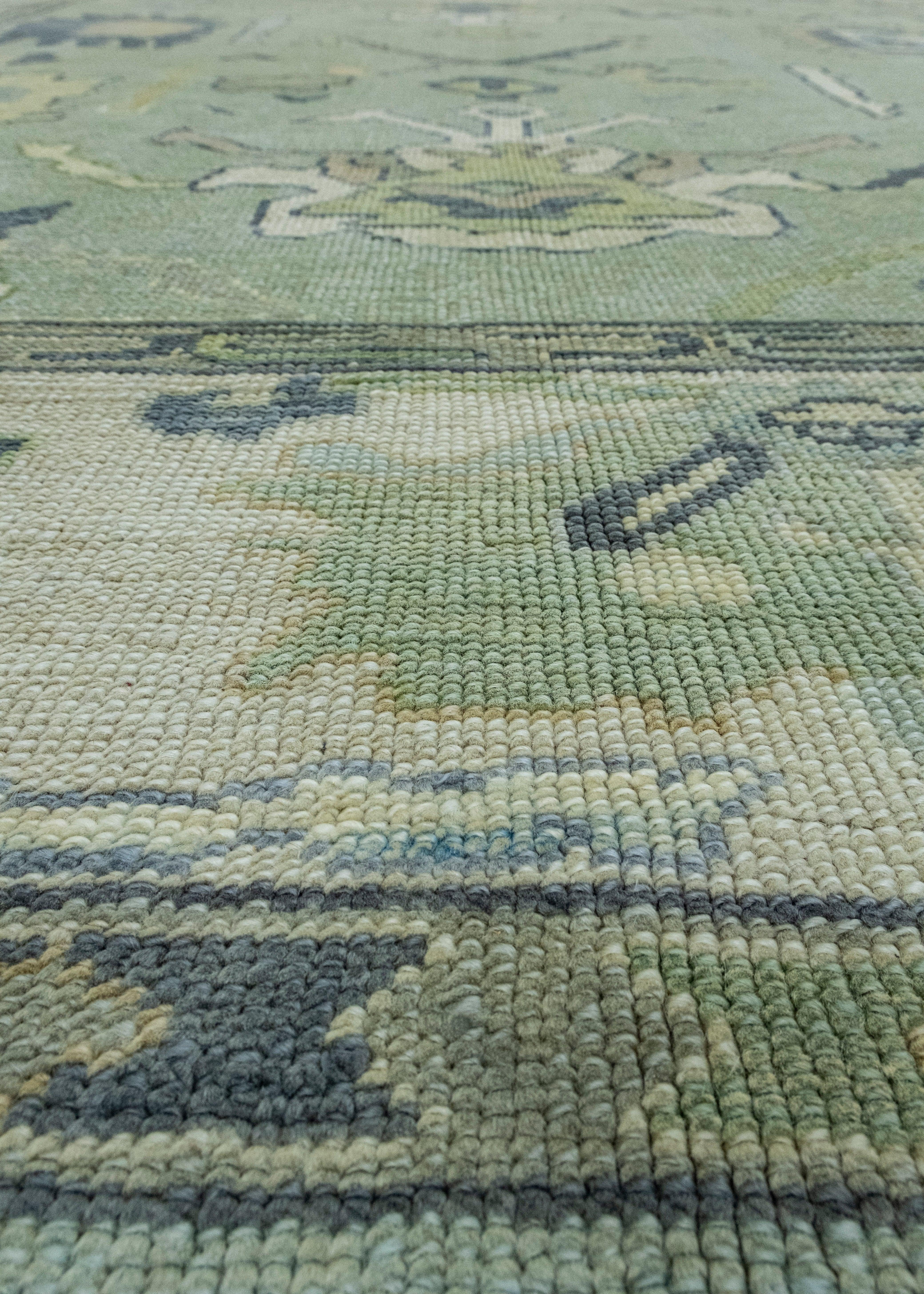 Contemporary Turkish Oushak Rug 8'3