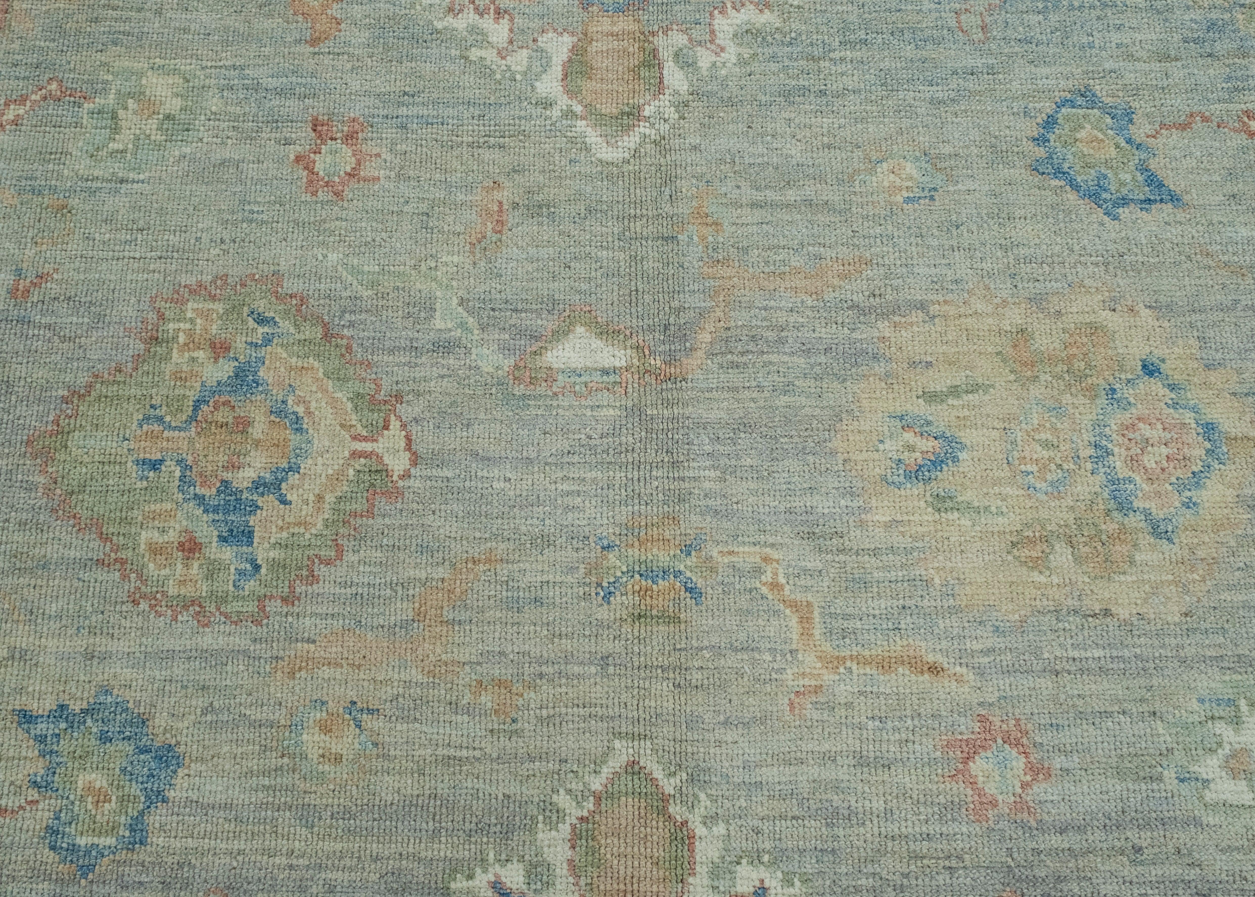 Wool Turkish Oushak Rug 8'4
