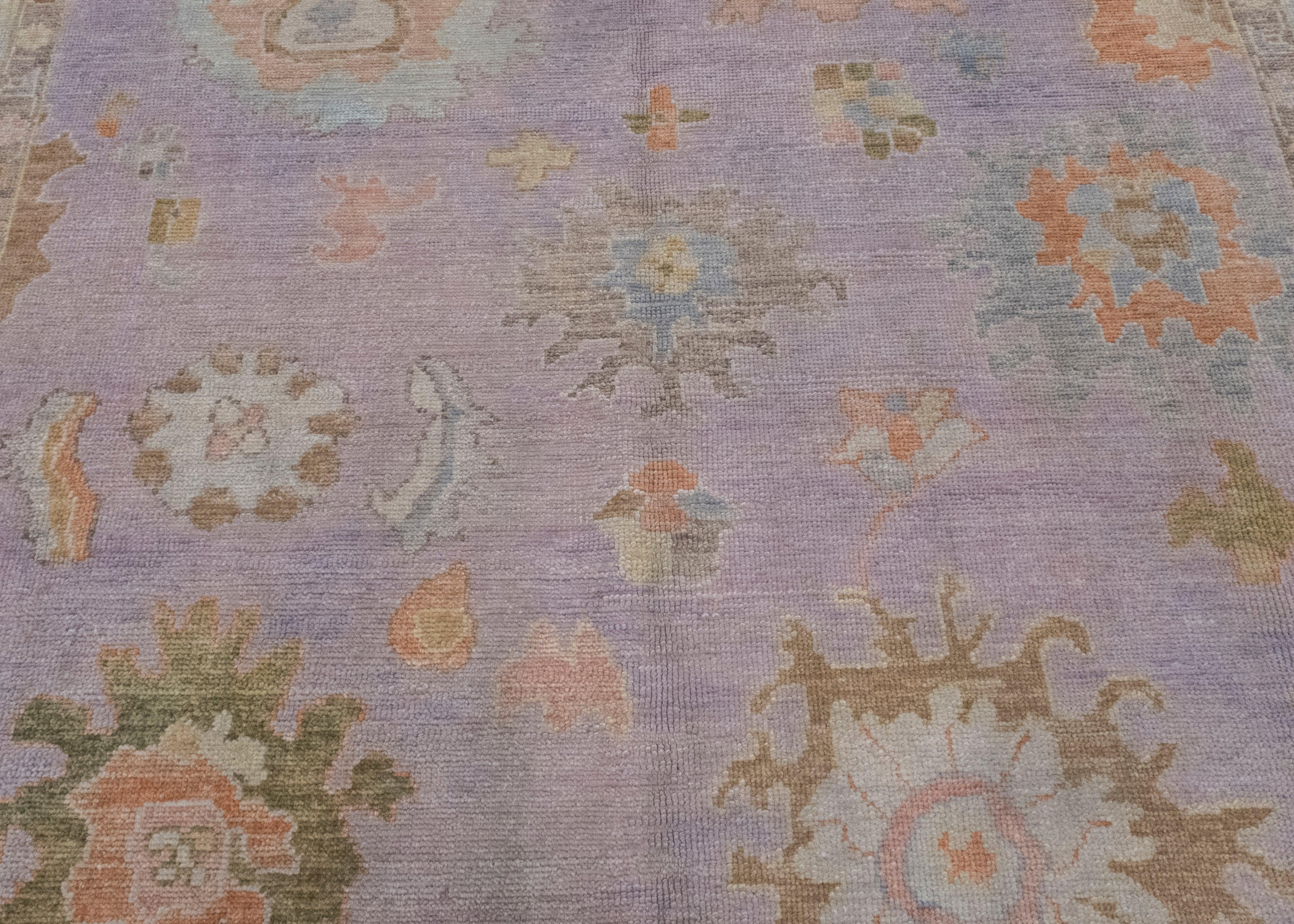Contemporary Turkish Oushak Rug 8'4