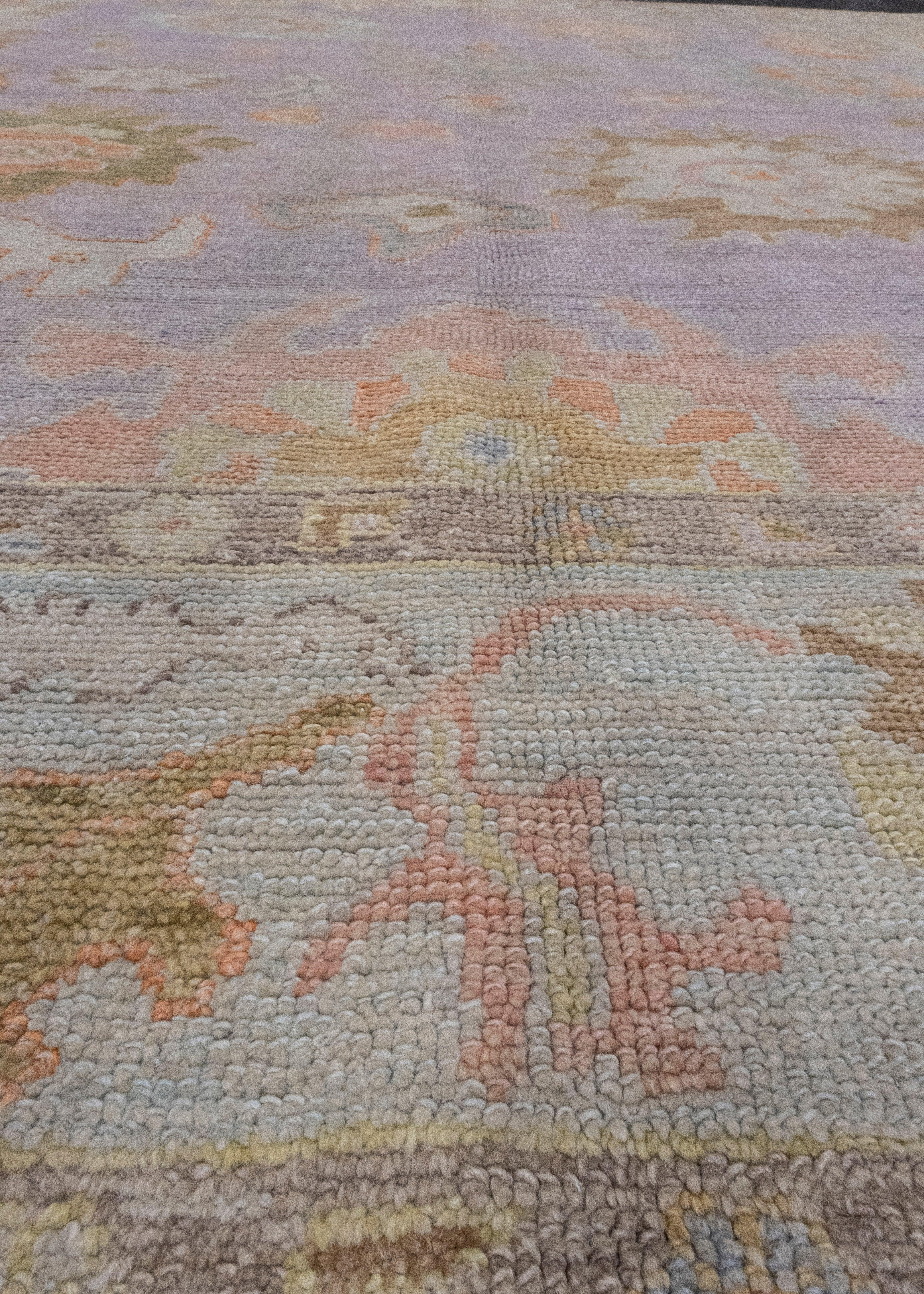 Wool Turkish Oushak Rug 8'4