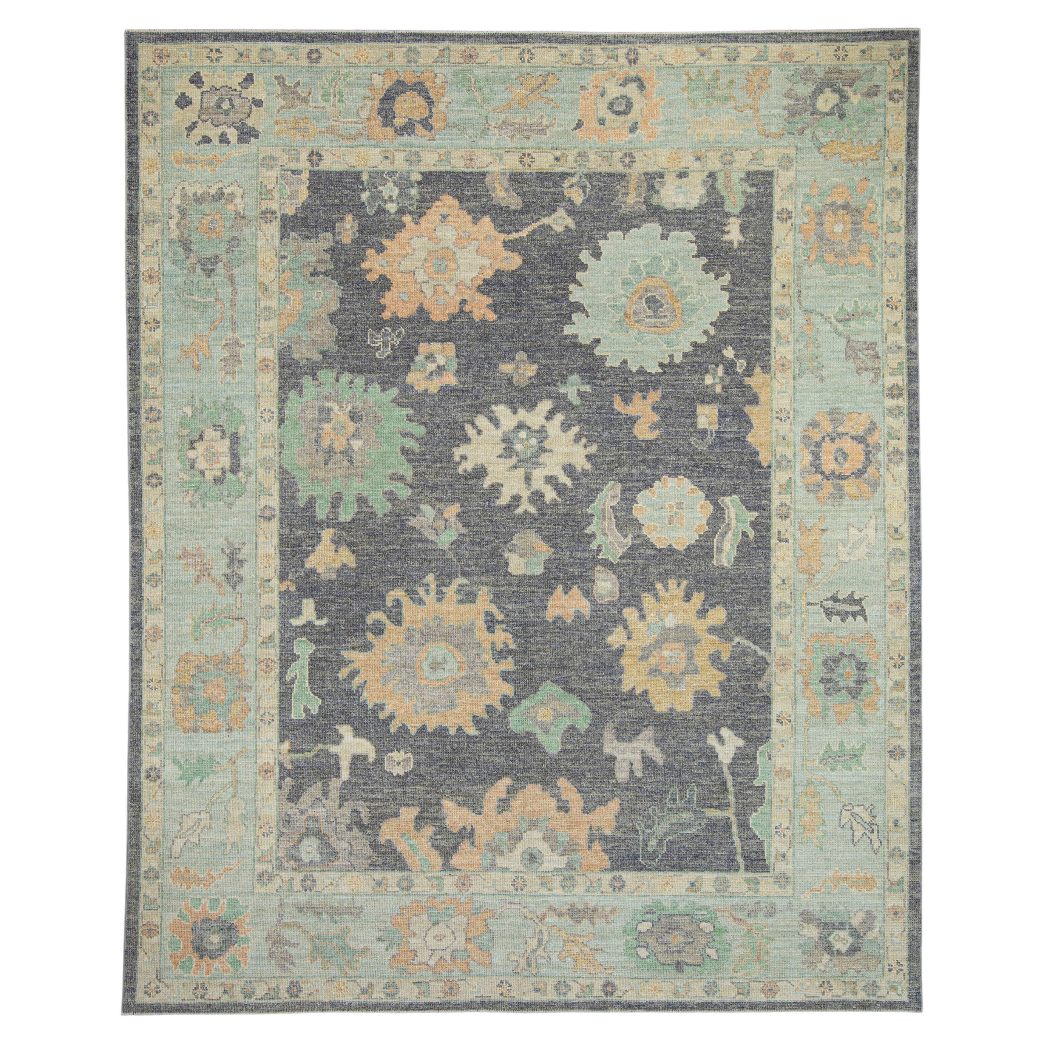 Türkischer Oushak-Teppich 8'4" x 10'3" #16532